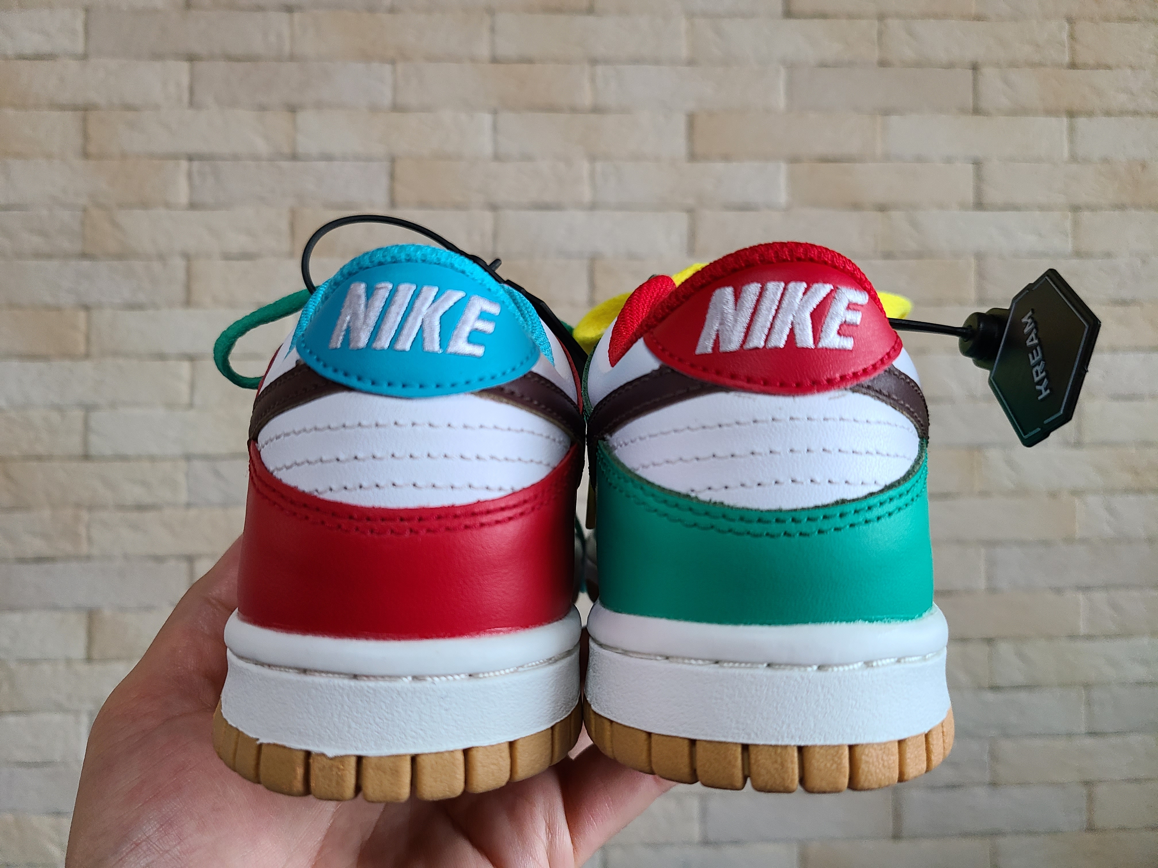 (GS) Nike Dunk Low SE Free.99 White, (W) Nike Dunk Low SE Flip 착용 스타일 - 5