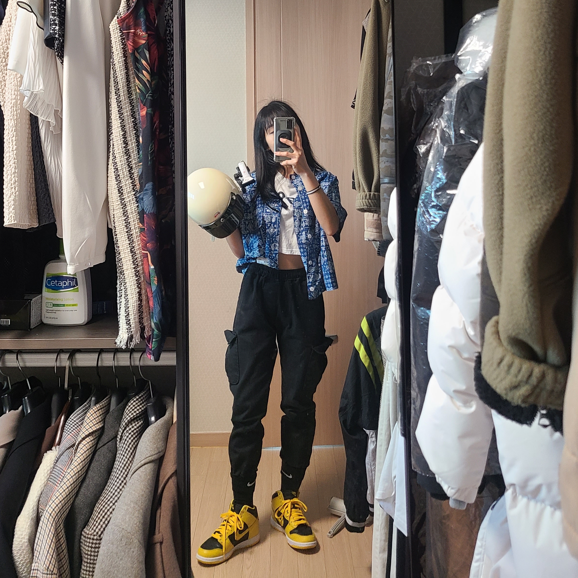 Nike Dunk High SP Varsity Maize 착용 스타일 - 1