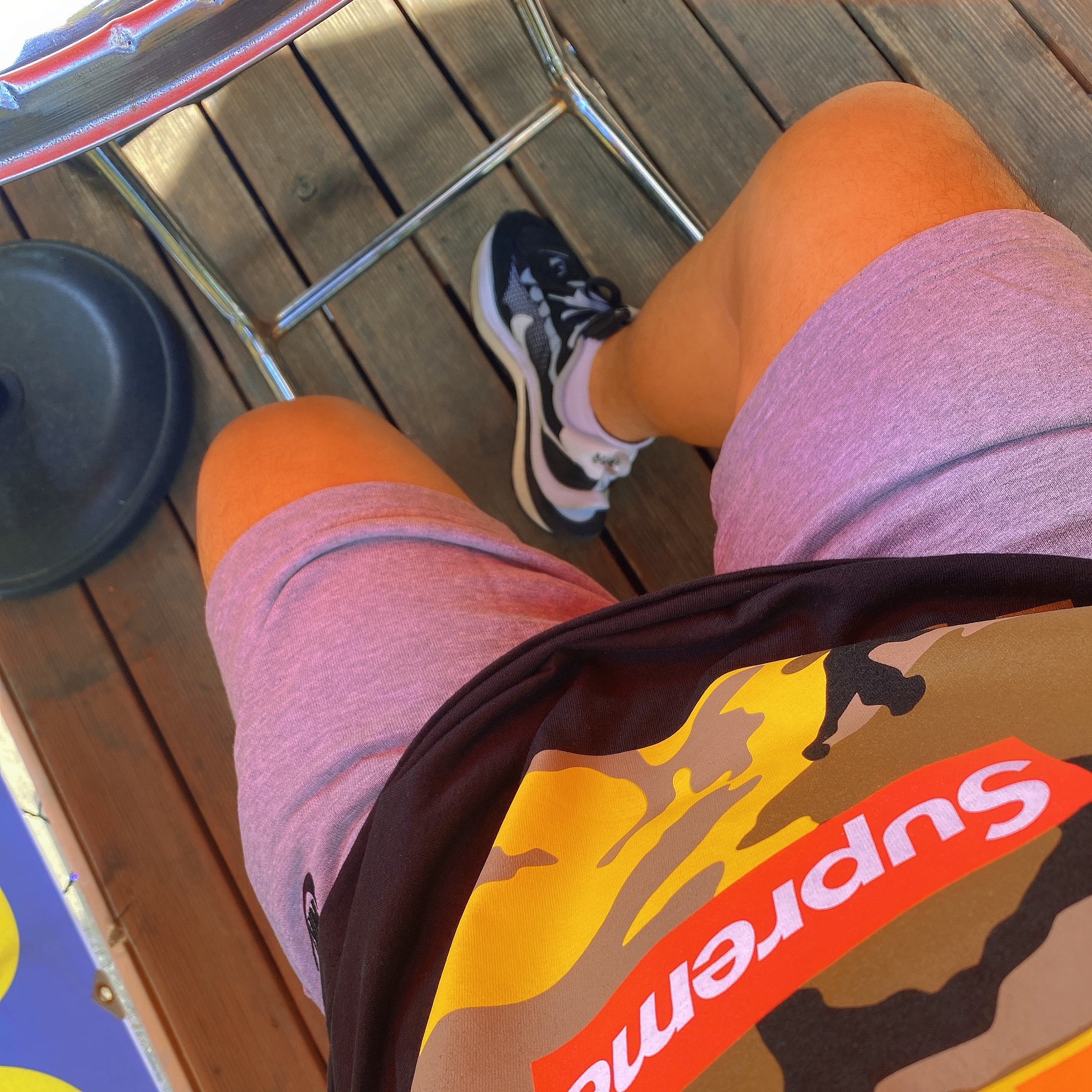 Nike x Sacai VaporWaffle Black White, Supreme Wheaties T-Shirt Black - 21SS 착용 스타일