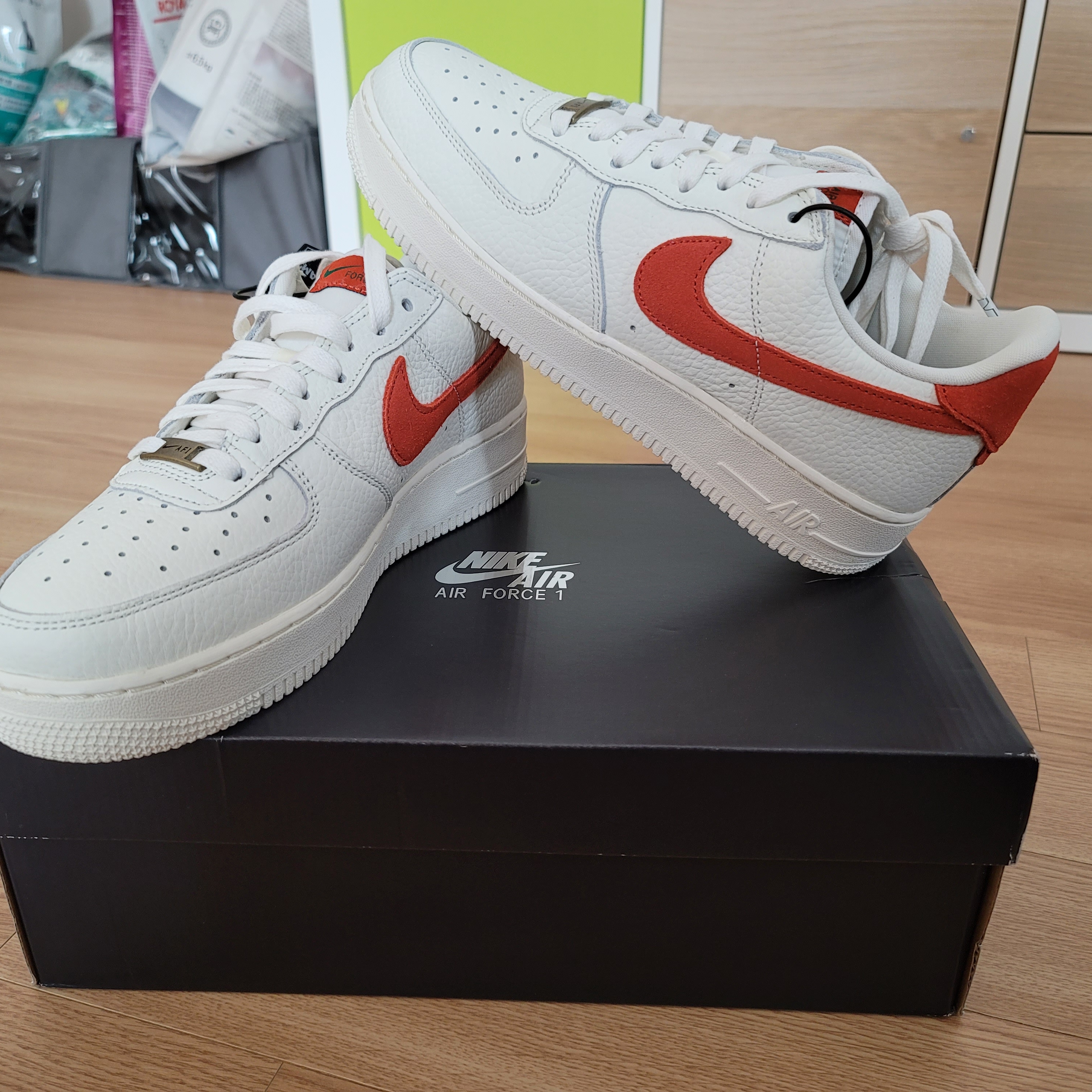 Nike Air Force 1 '07 Craft Mantra Orange 착용 스타일