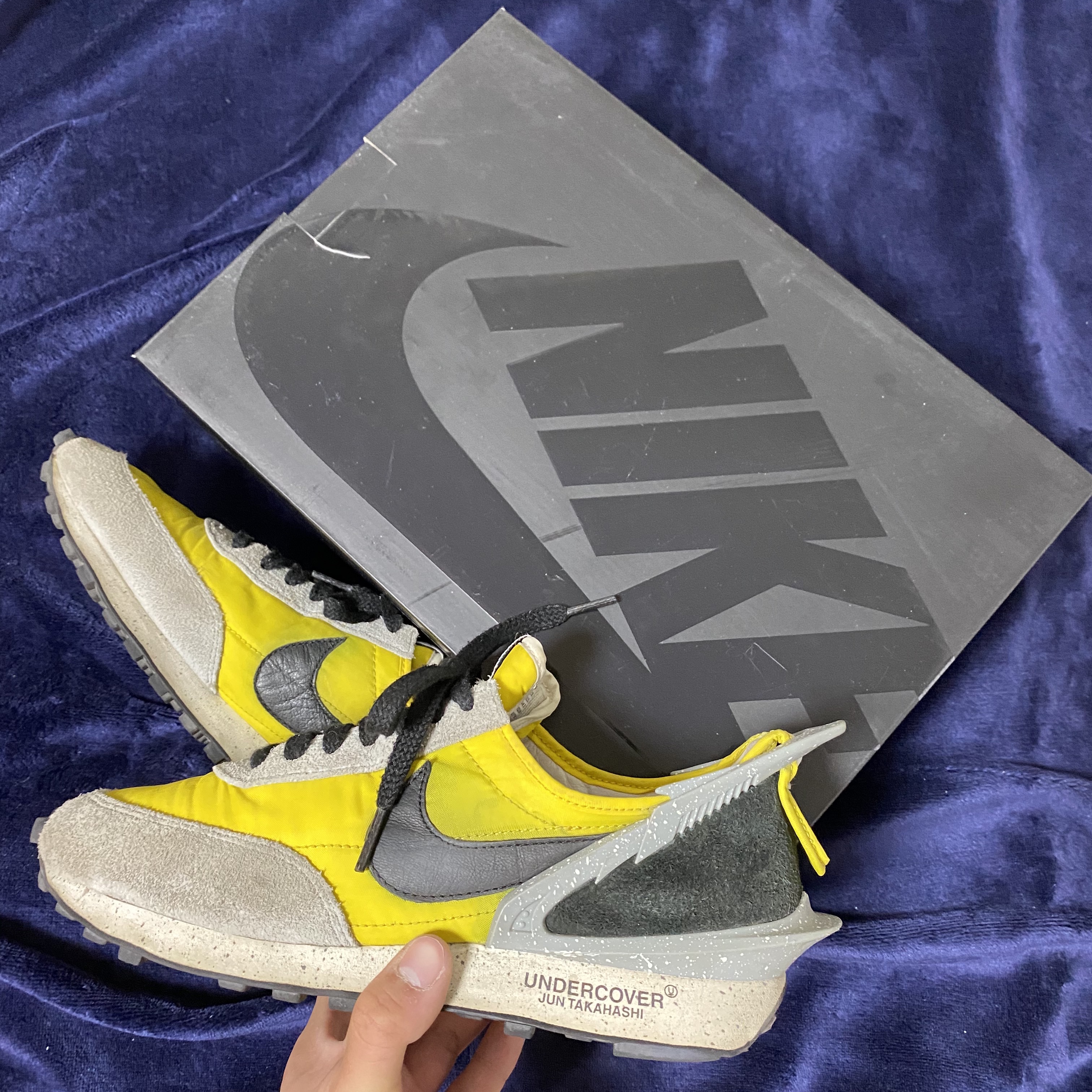 Nike x Undercover Daybreak Bright Citron 착용 스타일