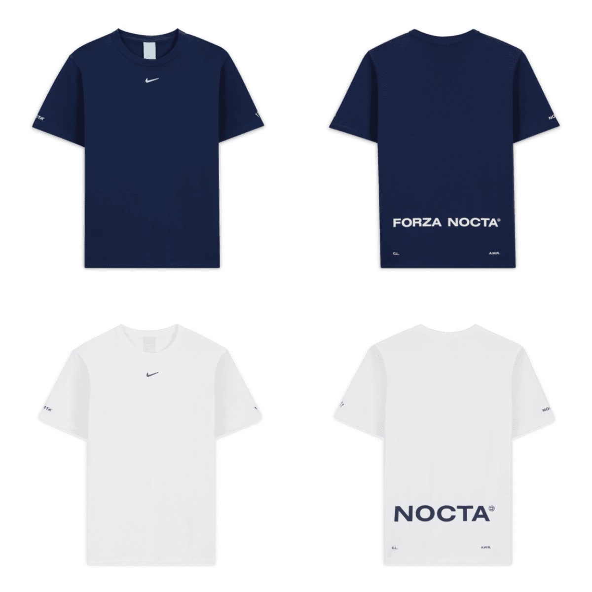 Nike x Drake Nocta Cardinal Stock Essential T-Shirt White - Asia, Nike x Drake Nocta Cardinal Stock Essential Hoodie Navy - Asia 착용 스타일 - 3