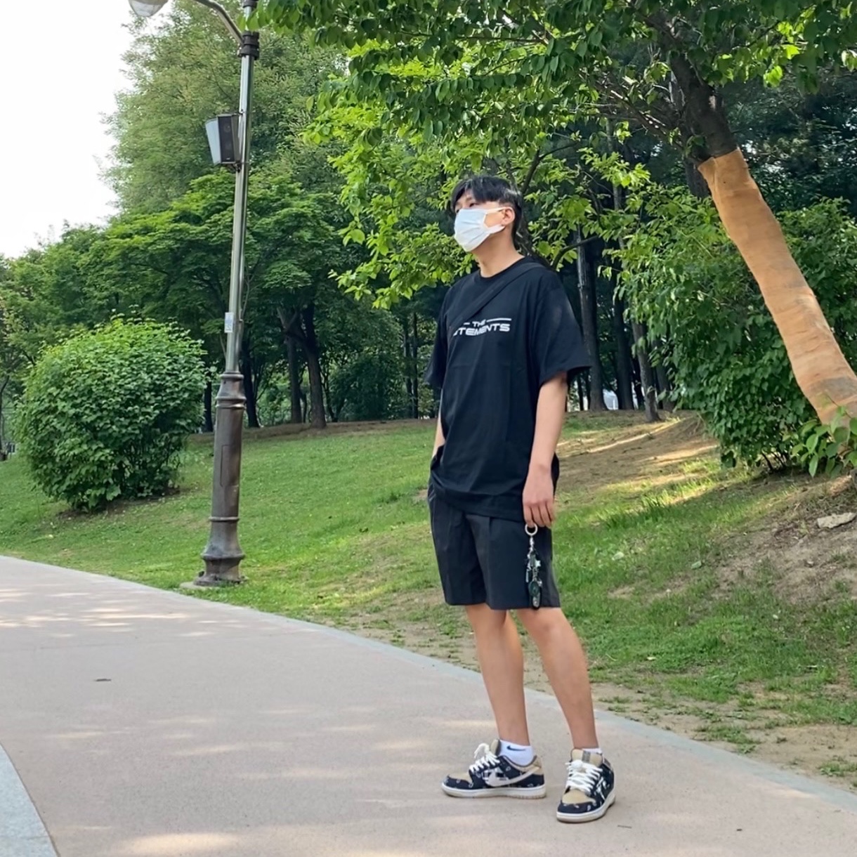 Nike x Travis Scott SB Dunk Low 착용 스타일