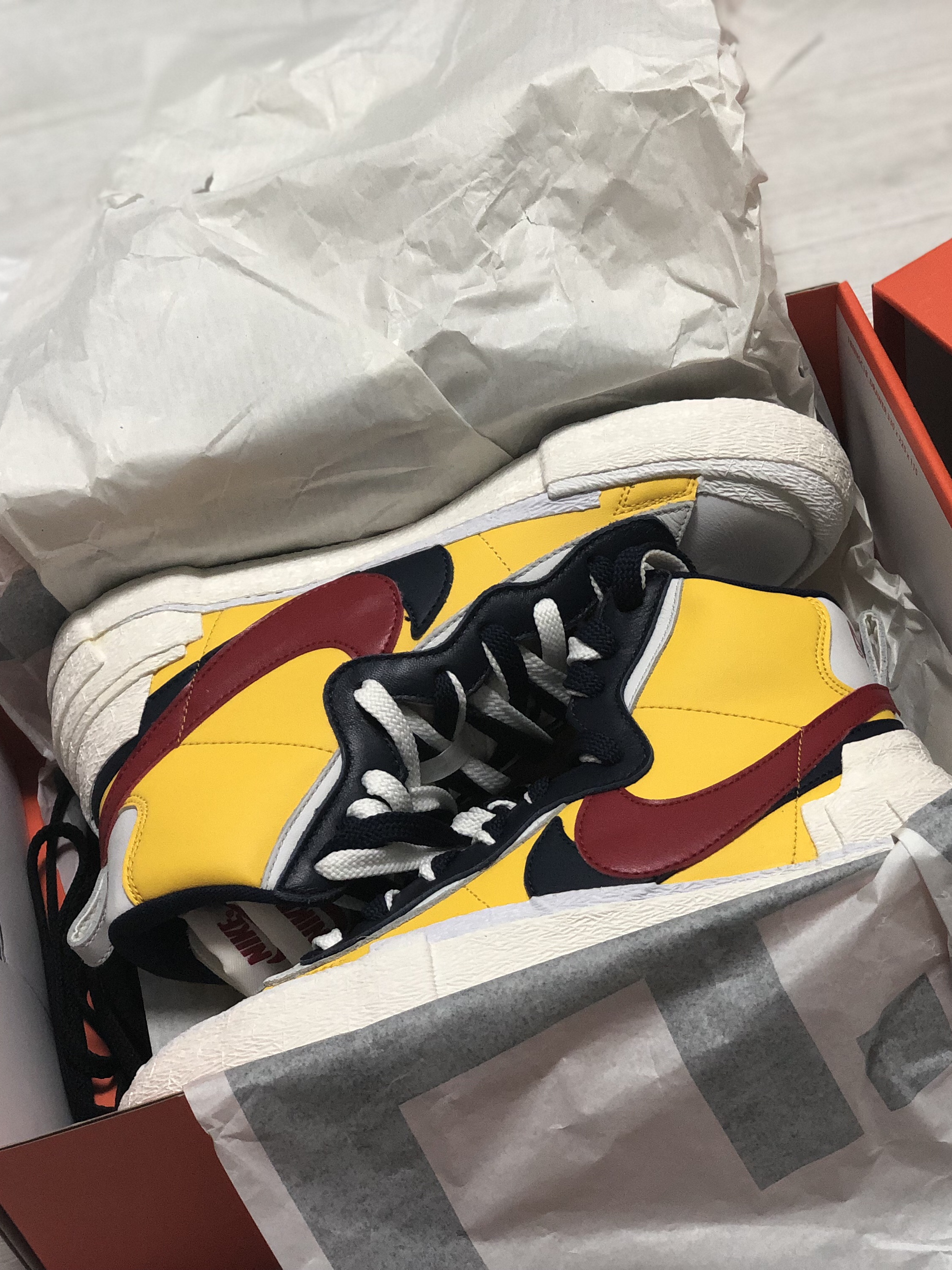 Nike x Sacai Blazer Mid Snow Beach 착용 스타일