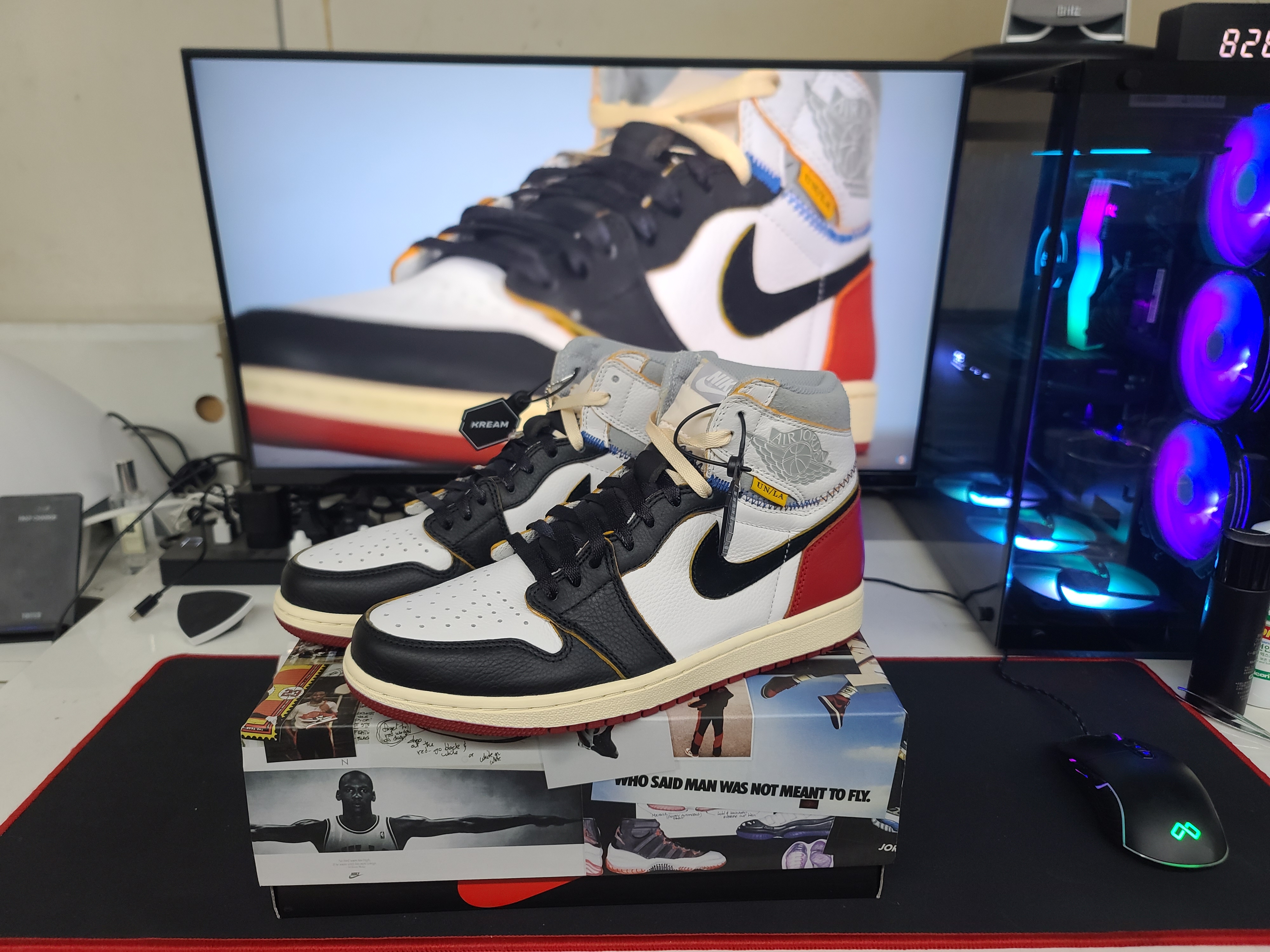 Jordan 1 x Union Retro High Black Toe 착용 스타일