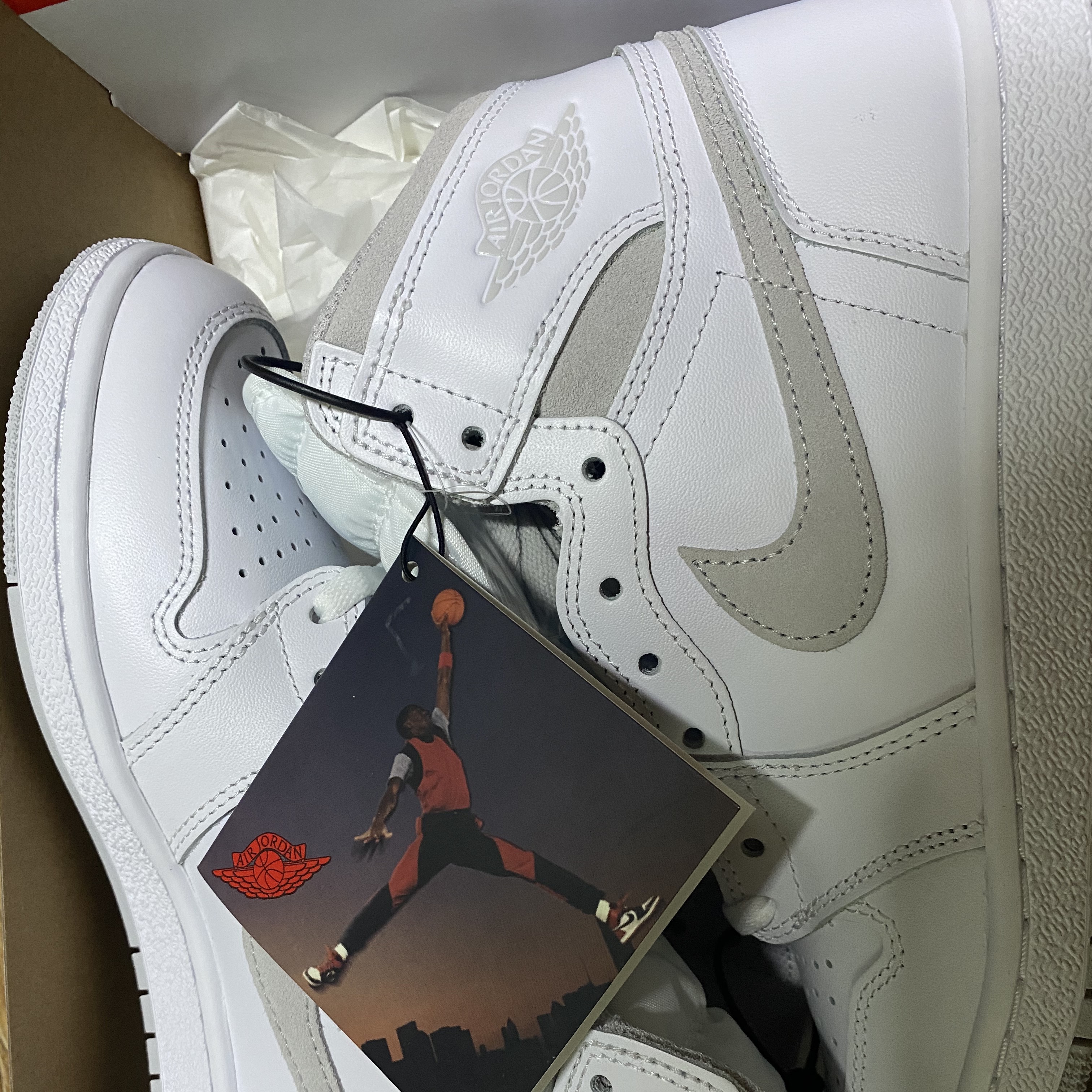 Jordan 1 High 85 Neutral Grey 착용 스타일 - 3