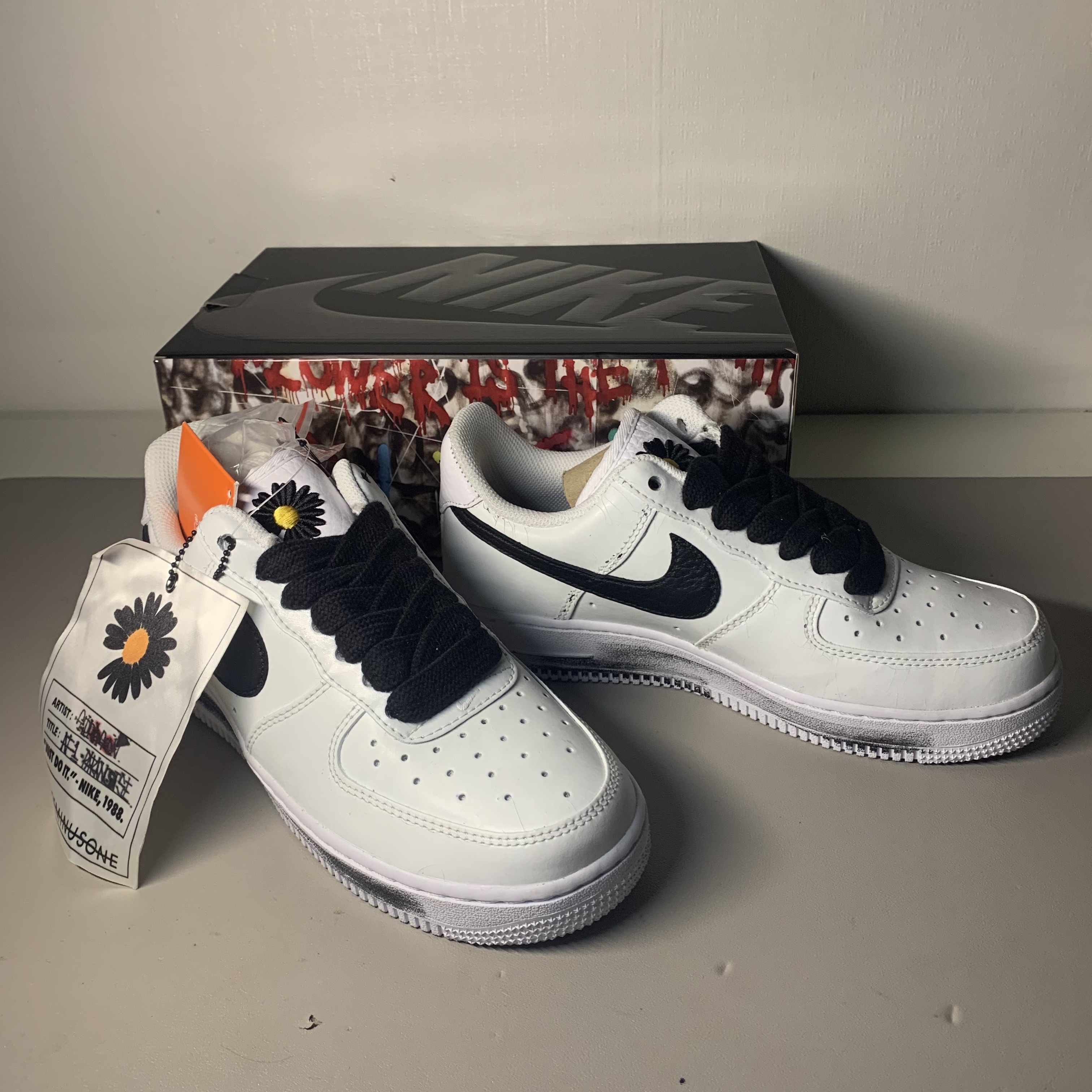 Nike x Peaceminusone Air Force 1 Low Para-Noise 2.0 착용 스타일 - 2