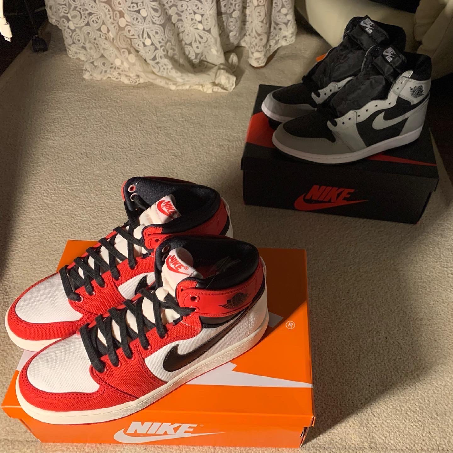 Jordan 1 Retro High OG Shadow 2.0, Jordan 1 KO Chicago 2021 착용 스타일 - 1