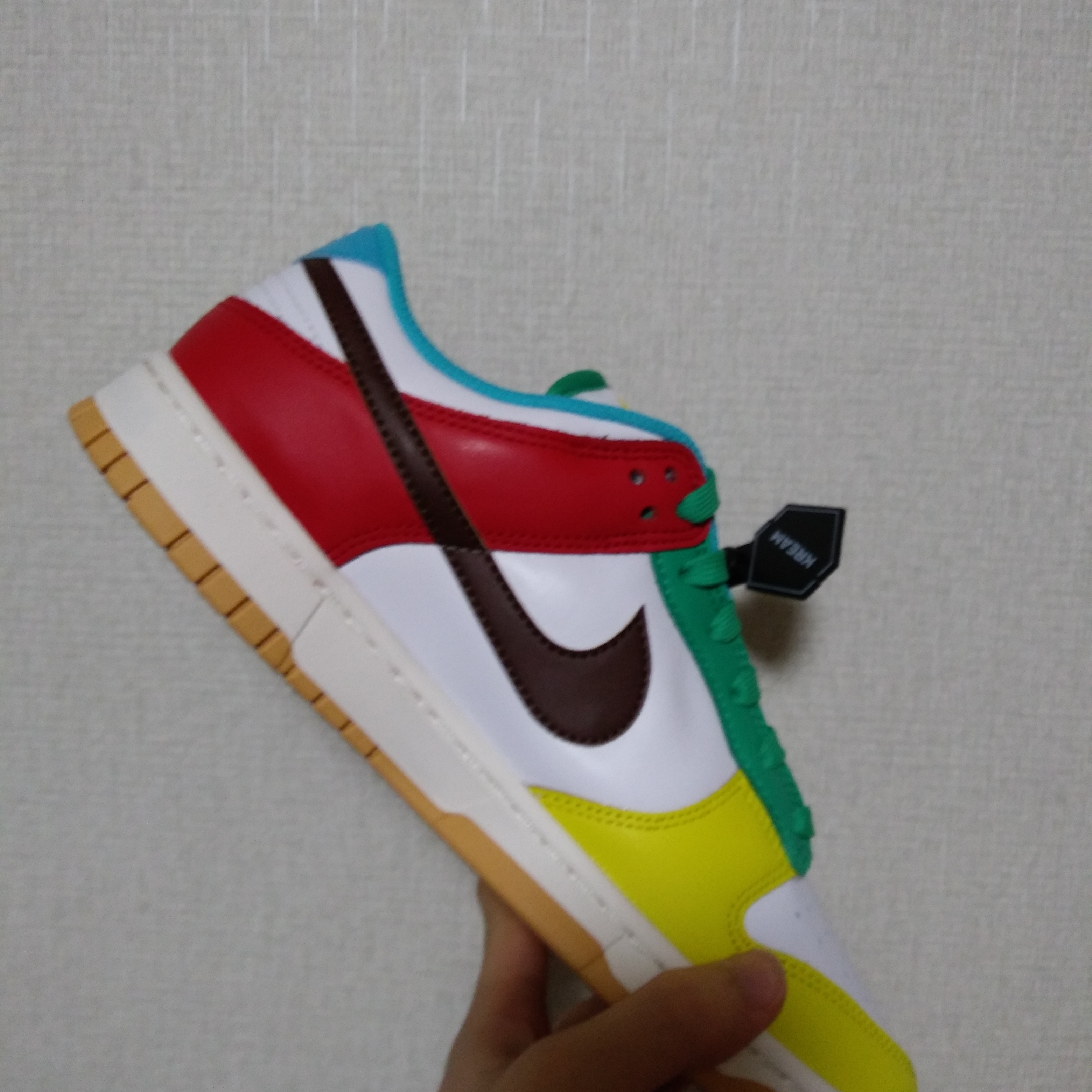 Nike Dunk Low SE Free.99 White 착용 스타일 - 4