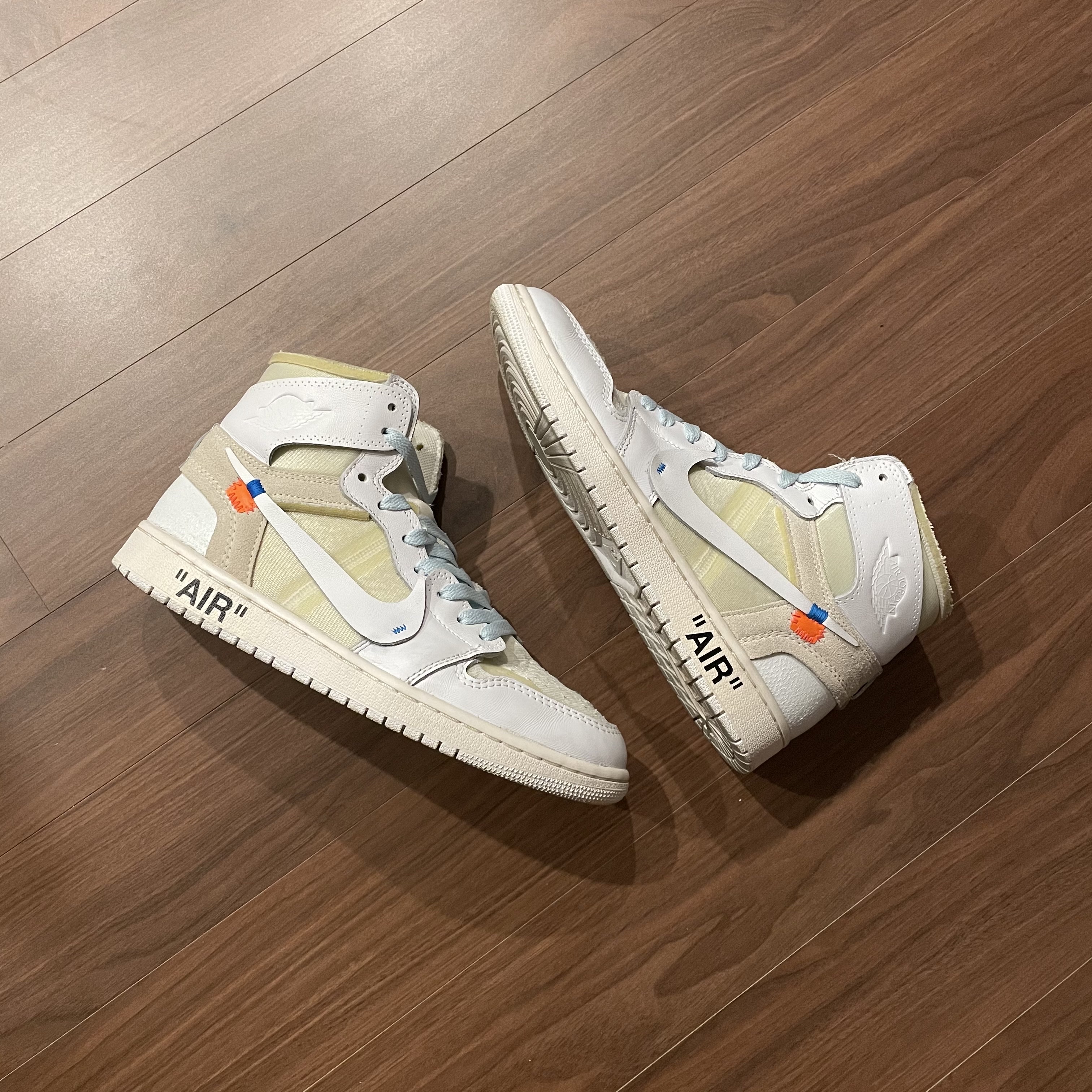 Jordan 1 x Off-White Retro High White 착용 스타일