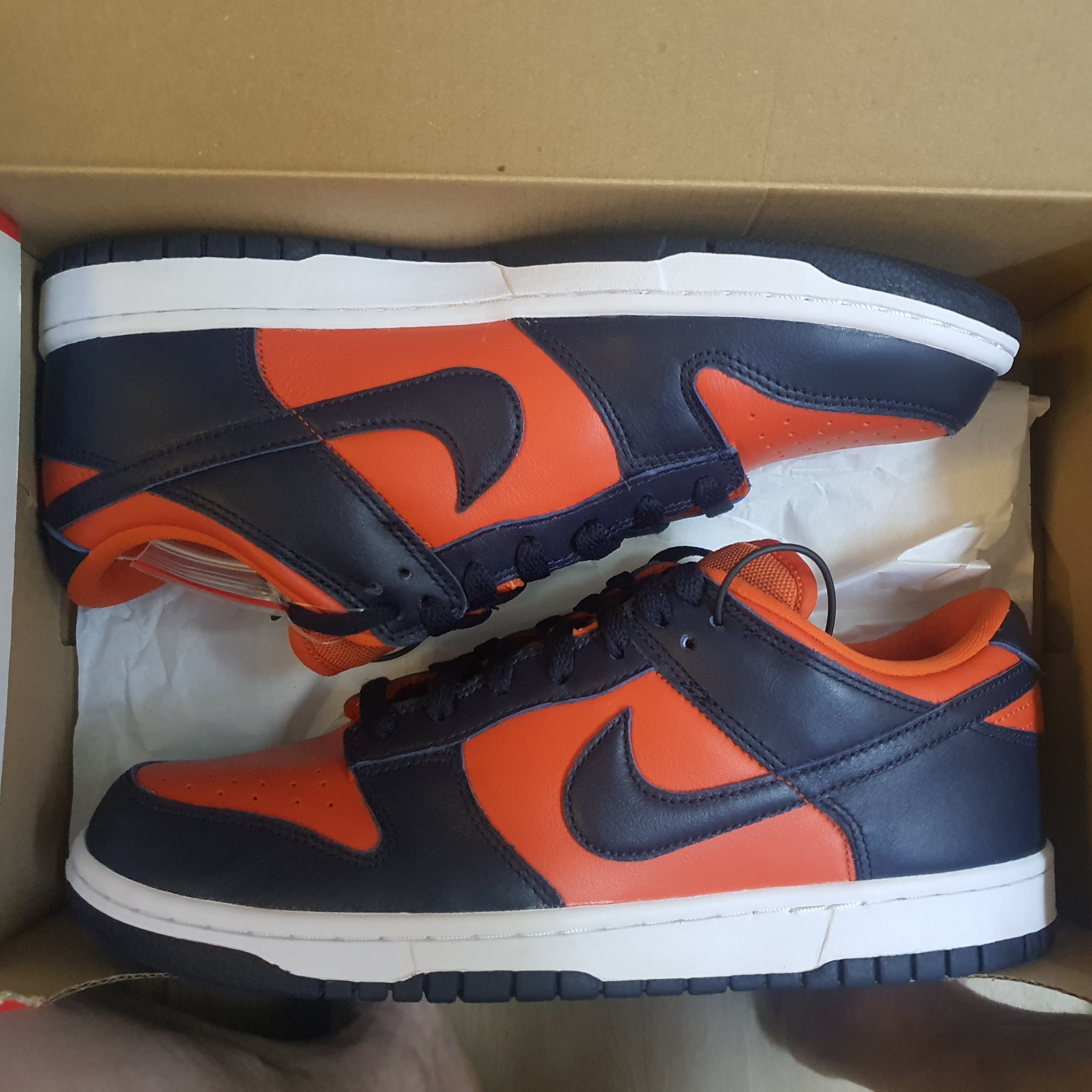 Nike Dunk Low SP Champ Colors 착용 스타일 - 1