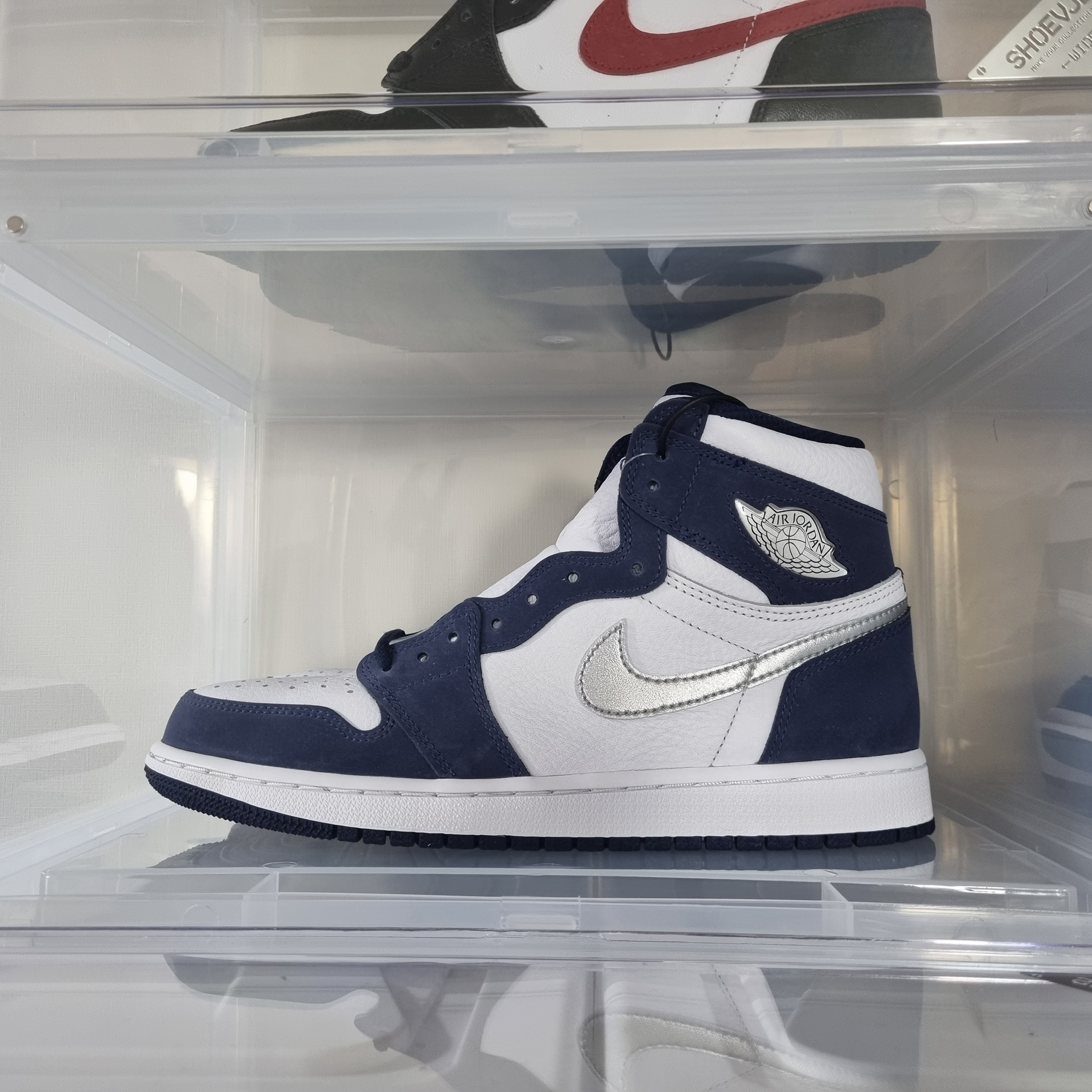 Jordan 1 Retro High OG CO.JP Midnight Navy 착용 스타일