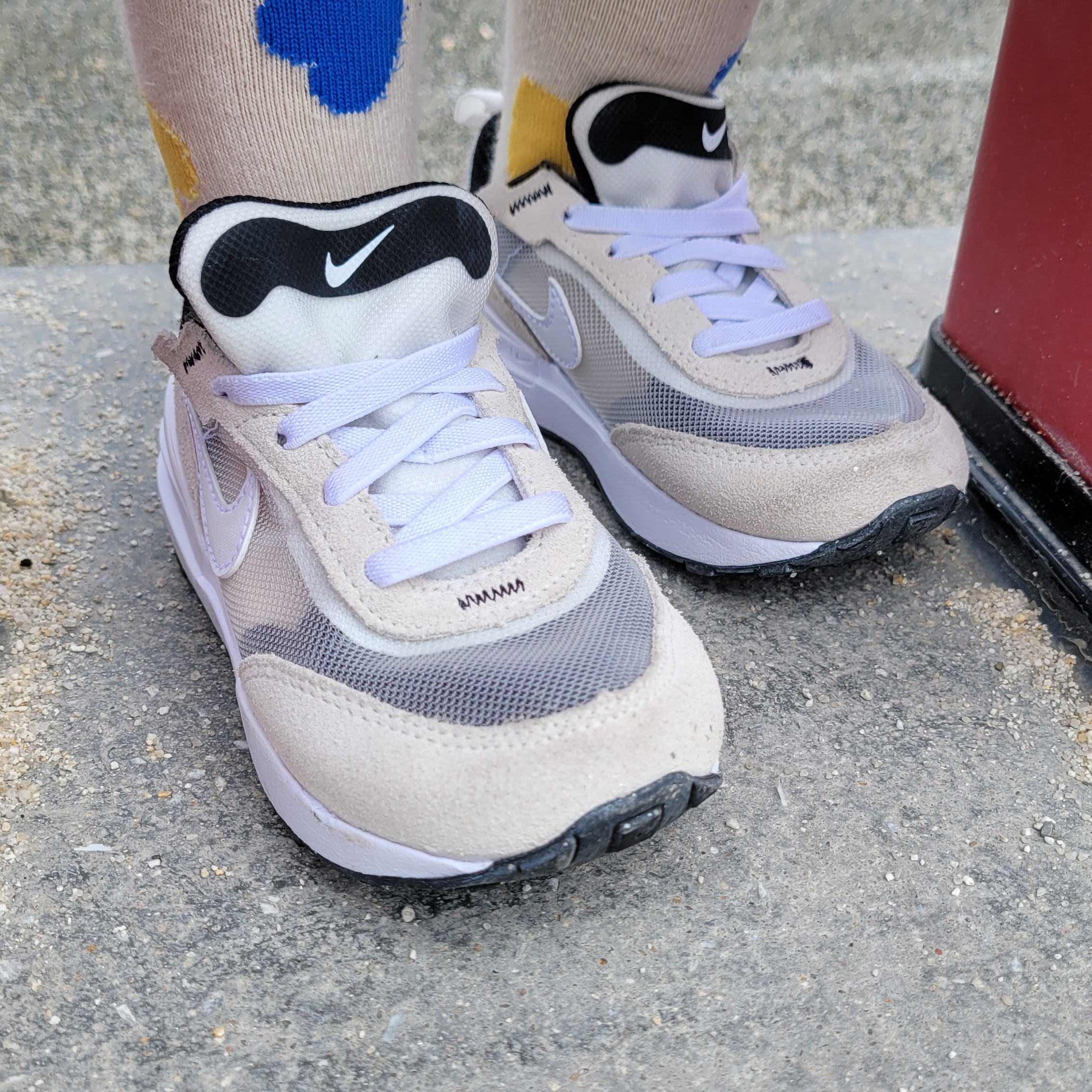 (TD) Nike Waffle One Infinite Lilac 착용 스타일 - 2