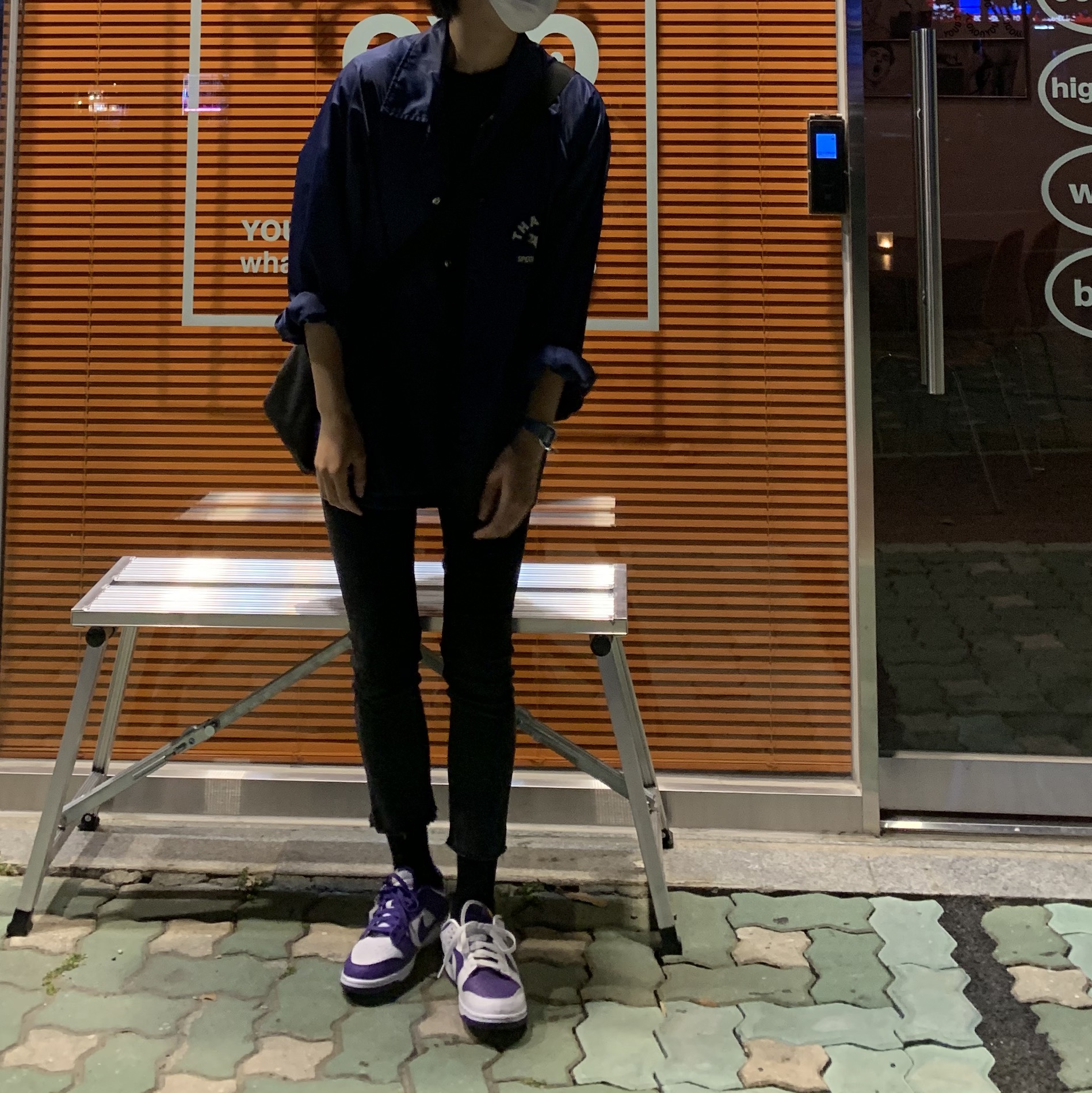 (W) Nike Dunk Low SE Flip 착용 스타일 - 2