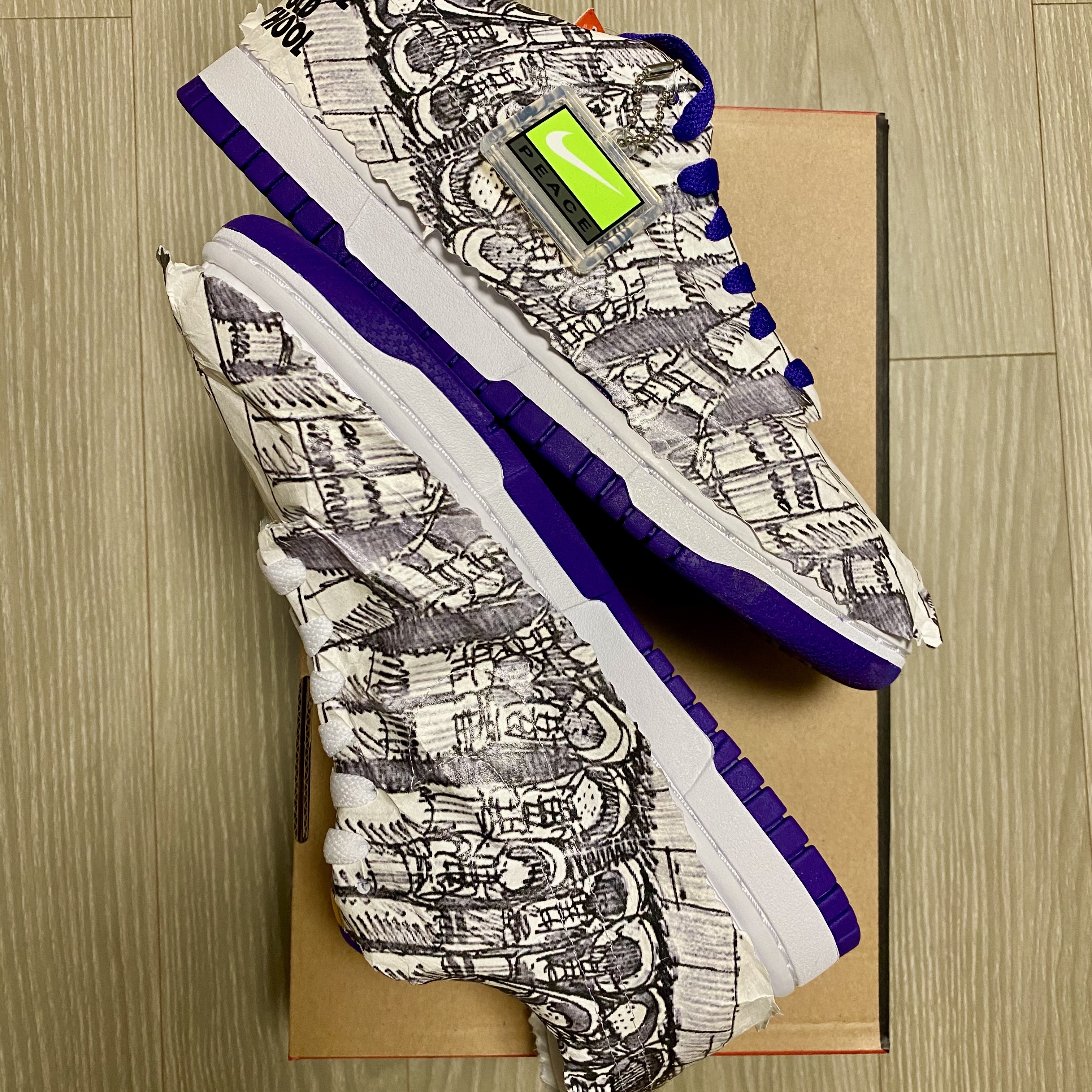 (W) Nike Dunk Low SE Flip 착용 스타일