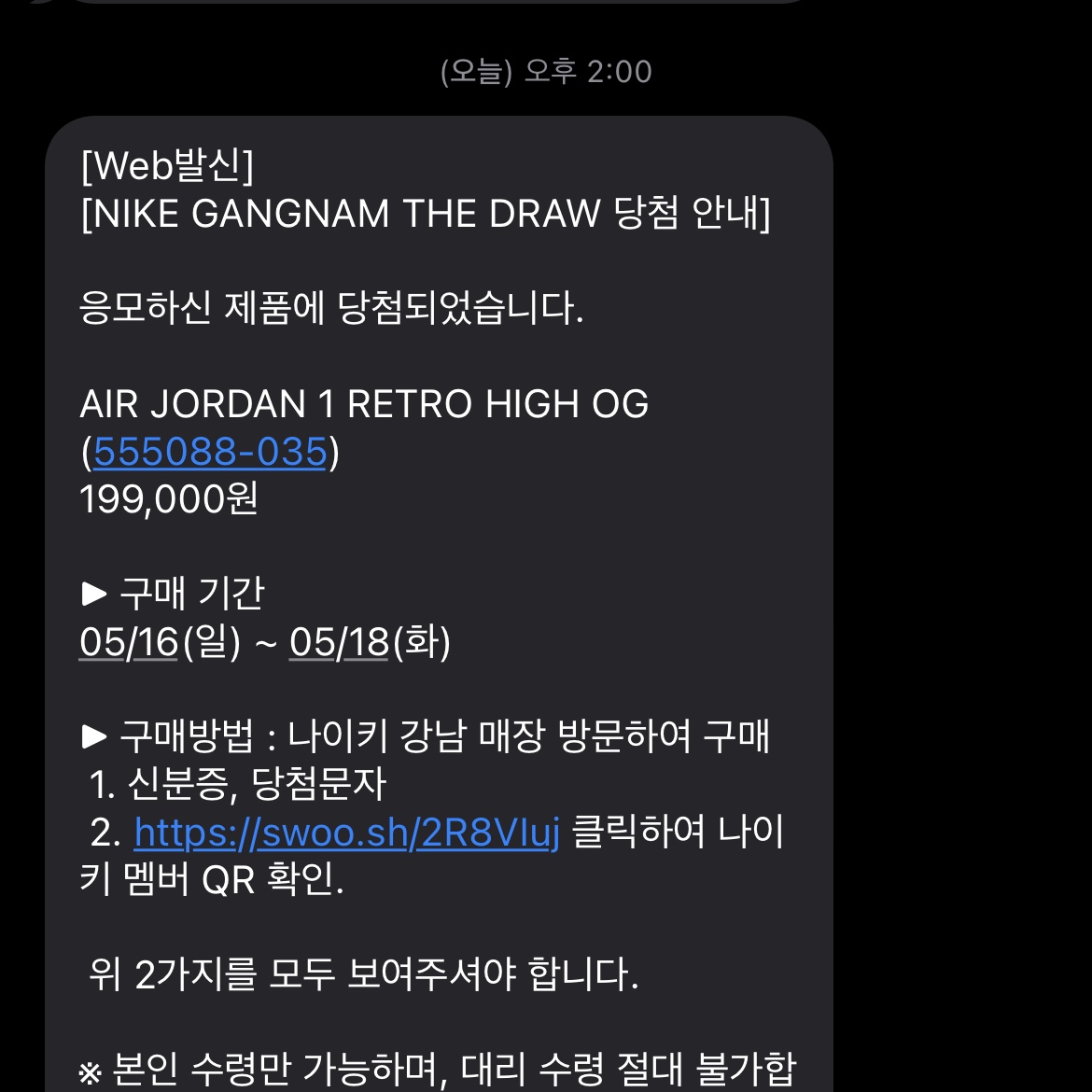 Jordan 1 Retro High OG Shadow 2.0 착용 스타일 - 3