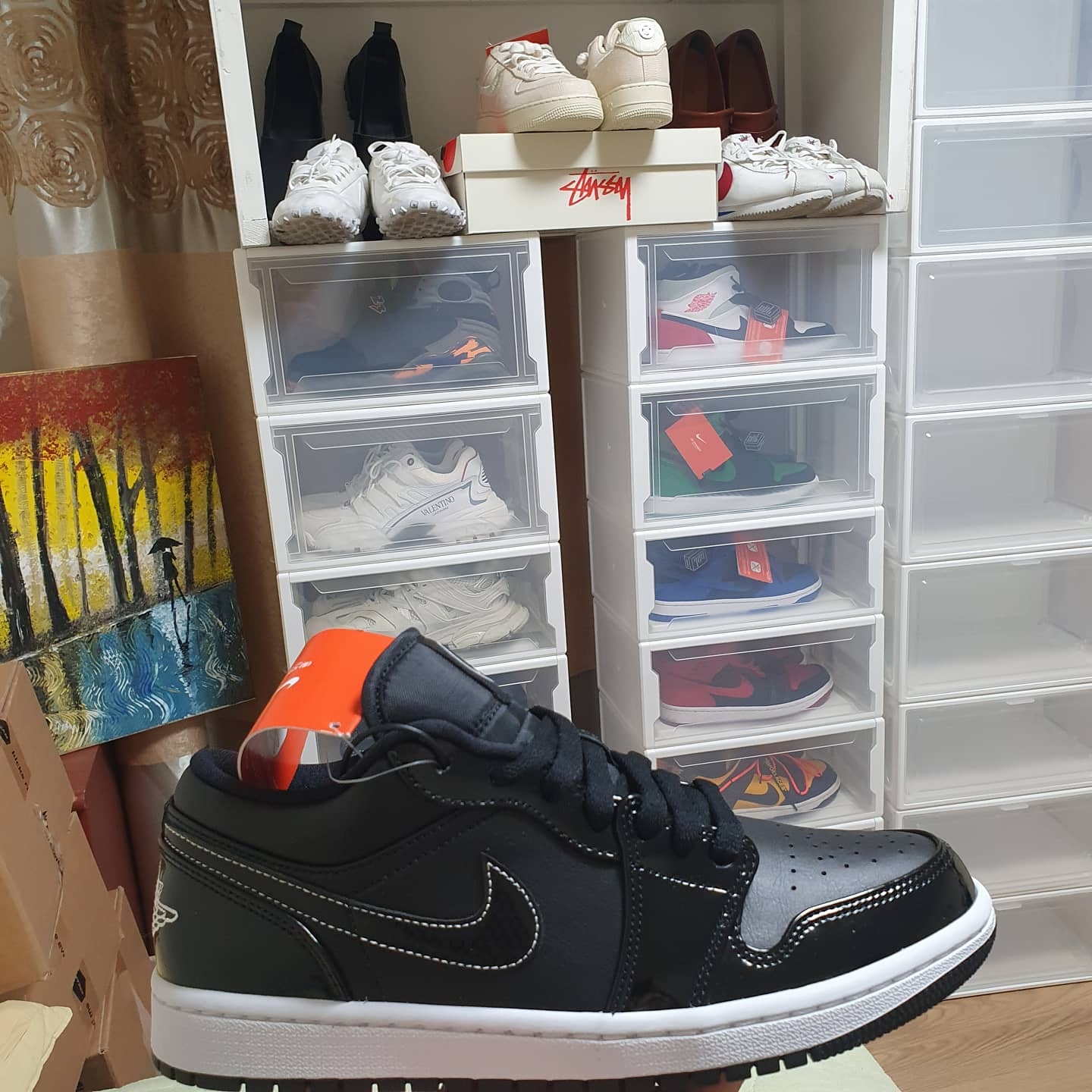 Jordan 1 Low SE ASW Black 착용 스타일 - 2