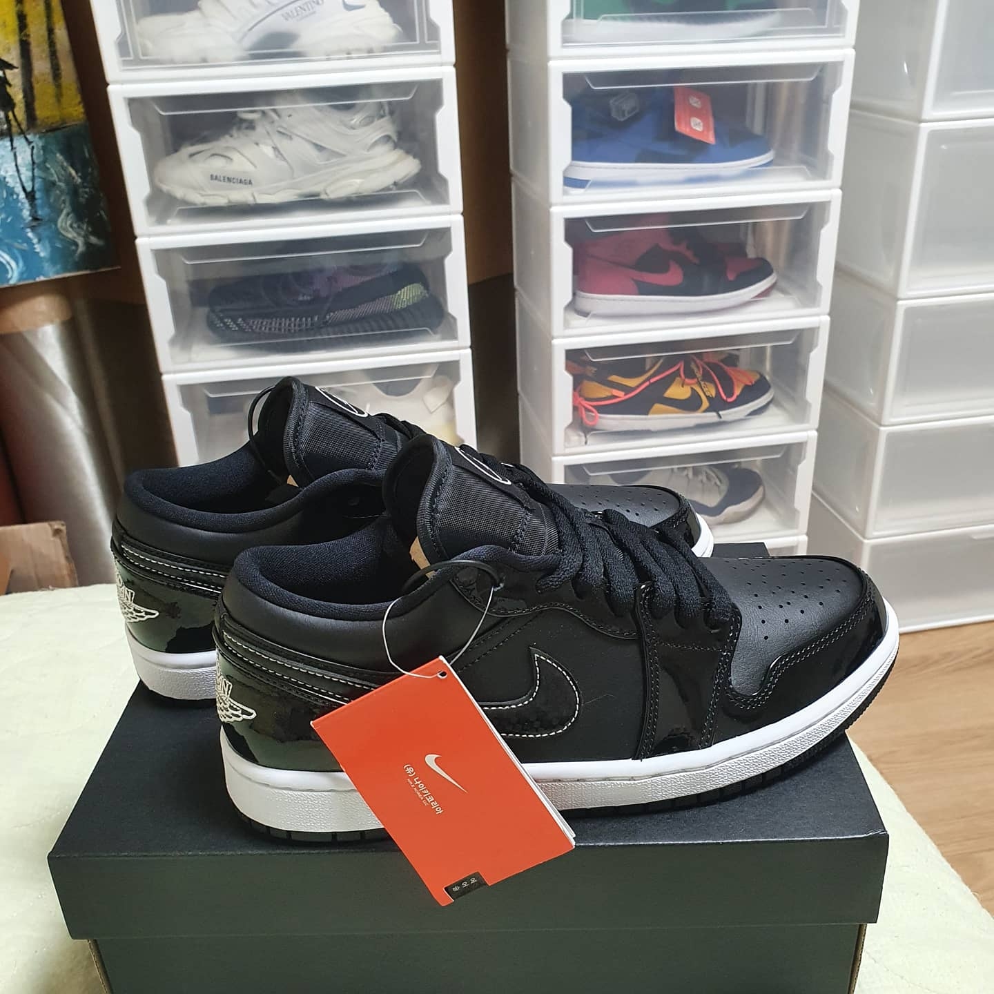 Jordan 1 Low SE ASW Black 착용 스타일 - 1