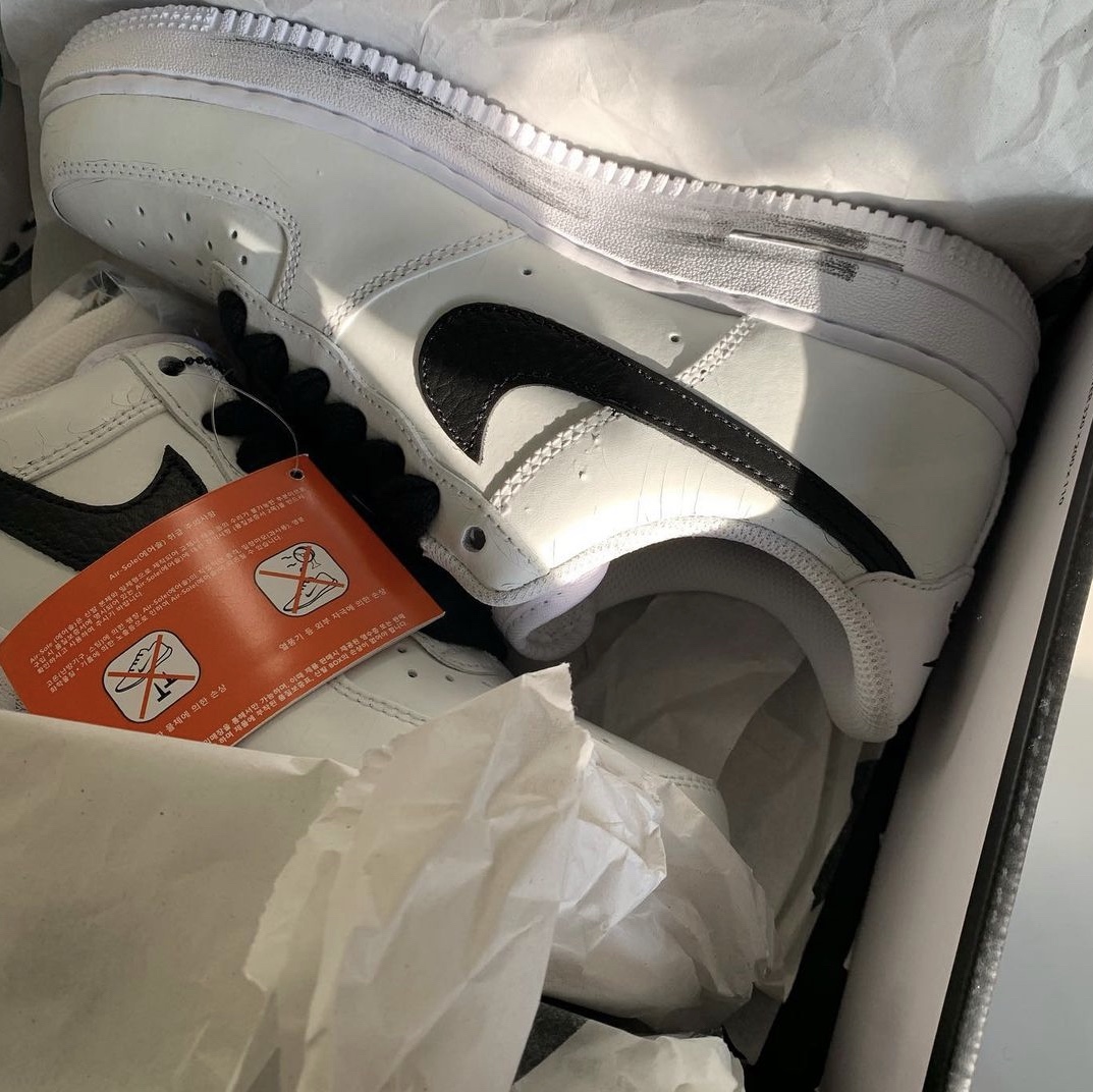 Nike x Peaceminusone Air Force 1 Low Para-Noise 2.0 착용 스타일