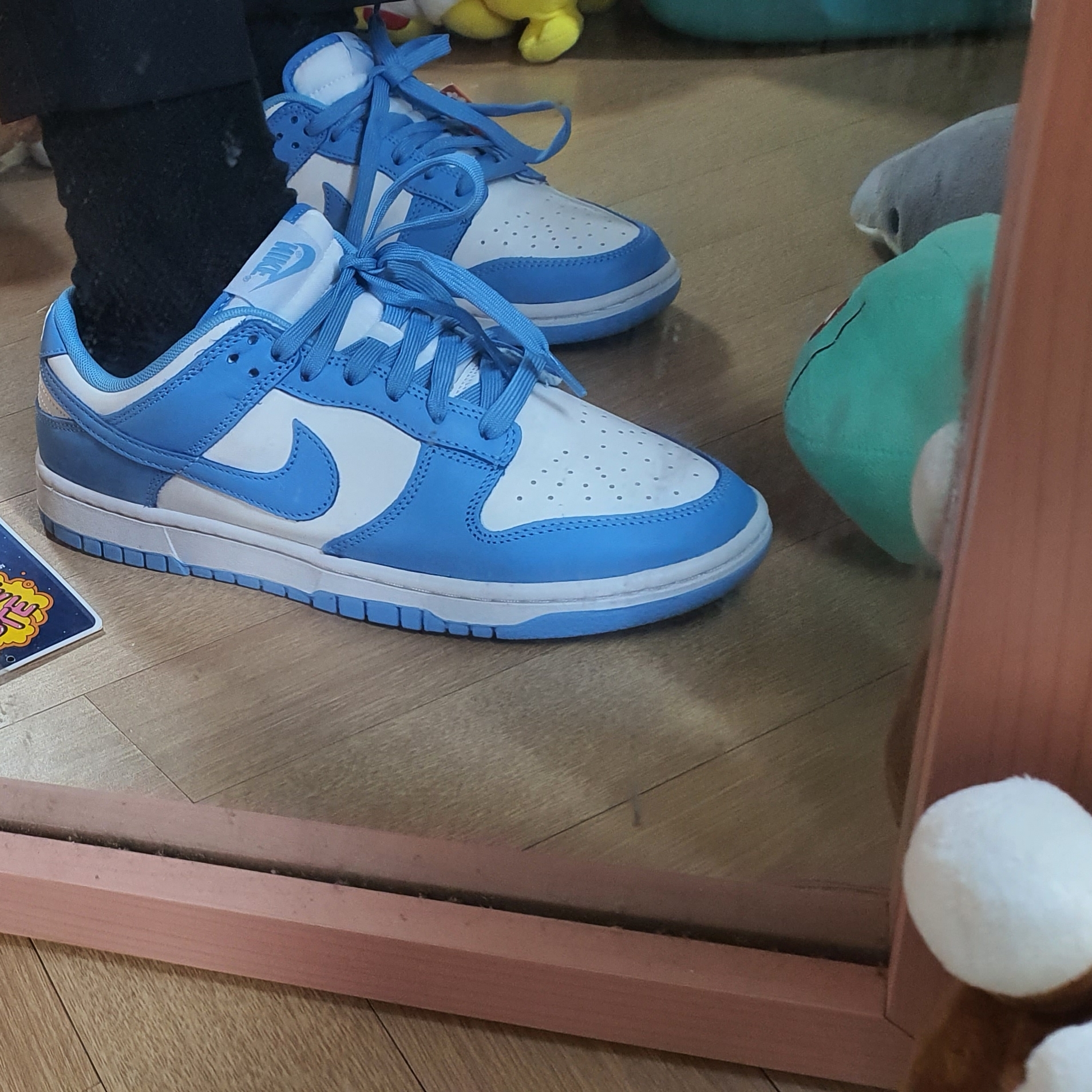 Nike Dunk Low Retro University Blue 착용 스타일