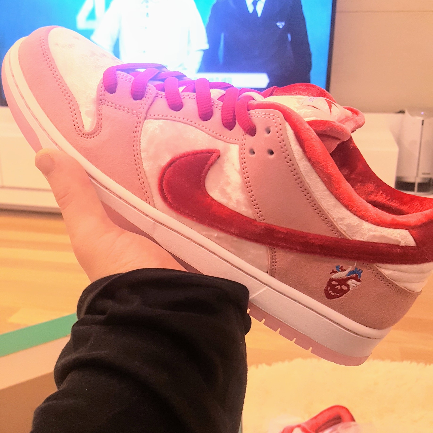 Nike x StrangeLove SB Dunk Low Pink (Regular Box) 착용 스타일