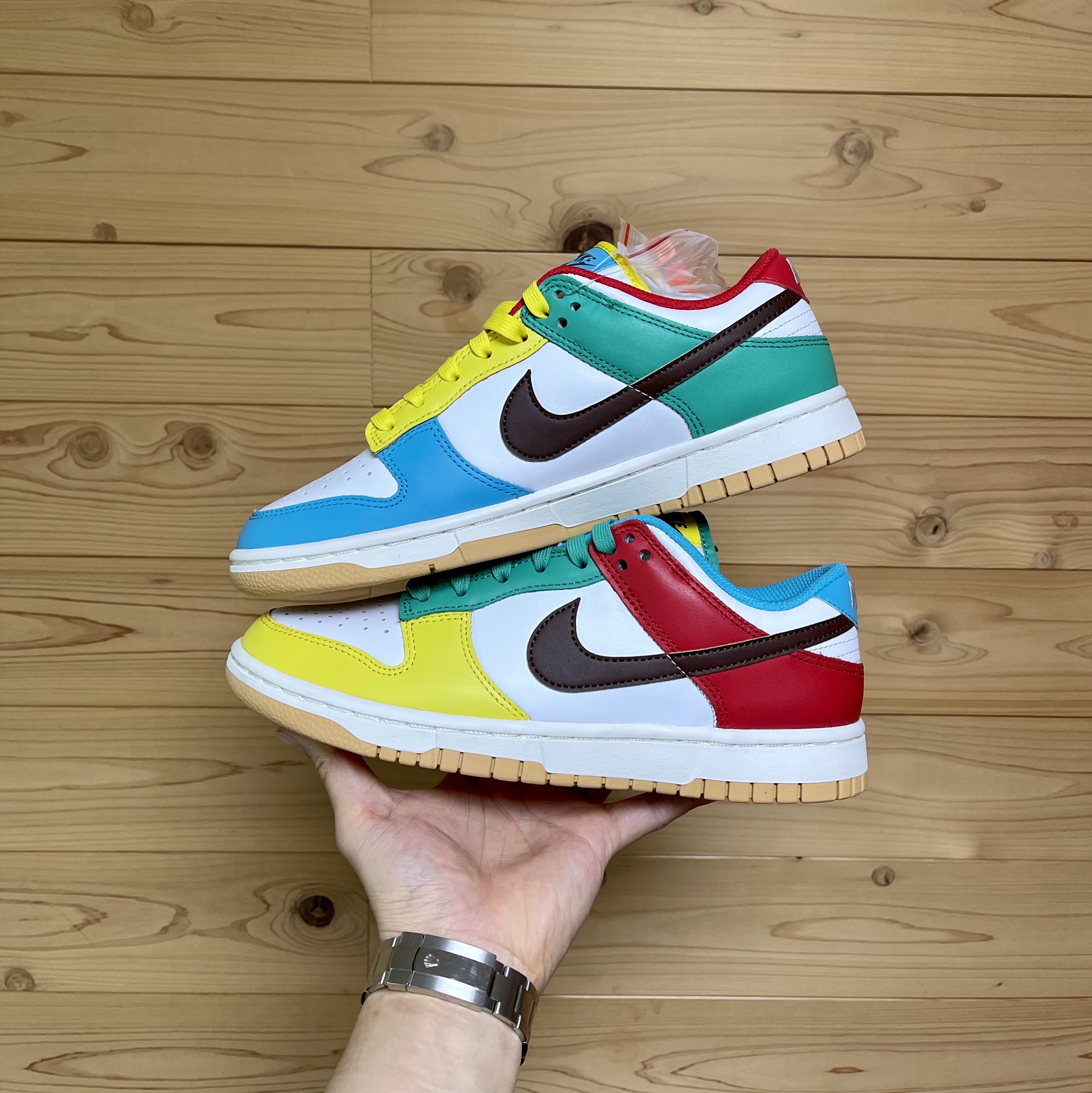 Nike Dunk Low SE Free.99 White 착용 스타일