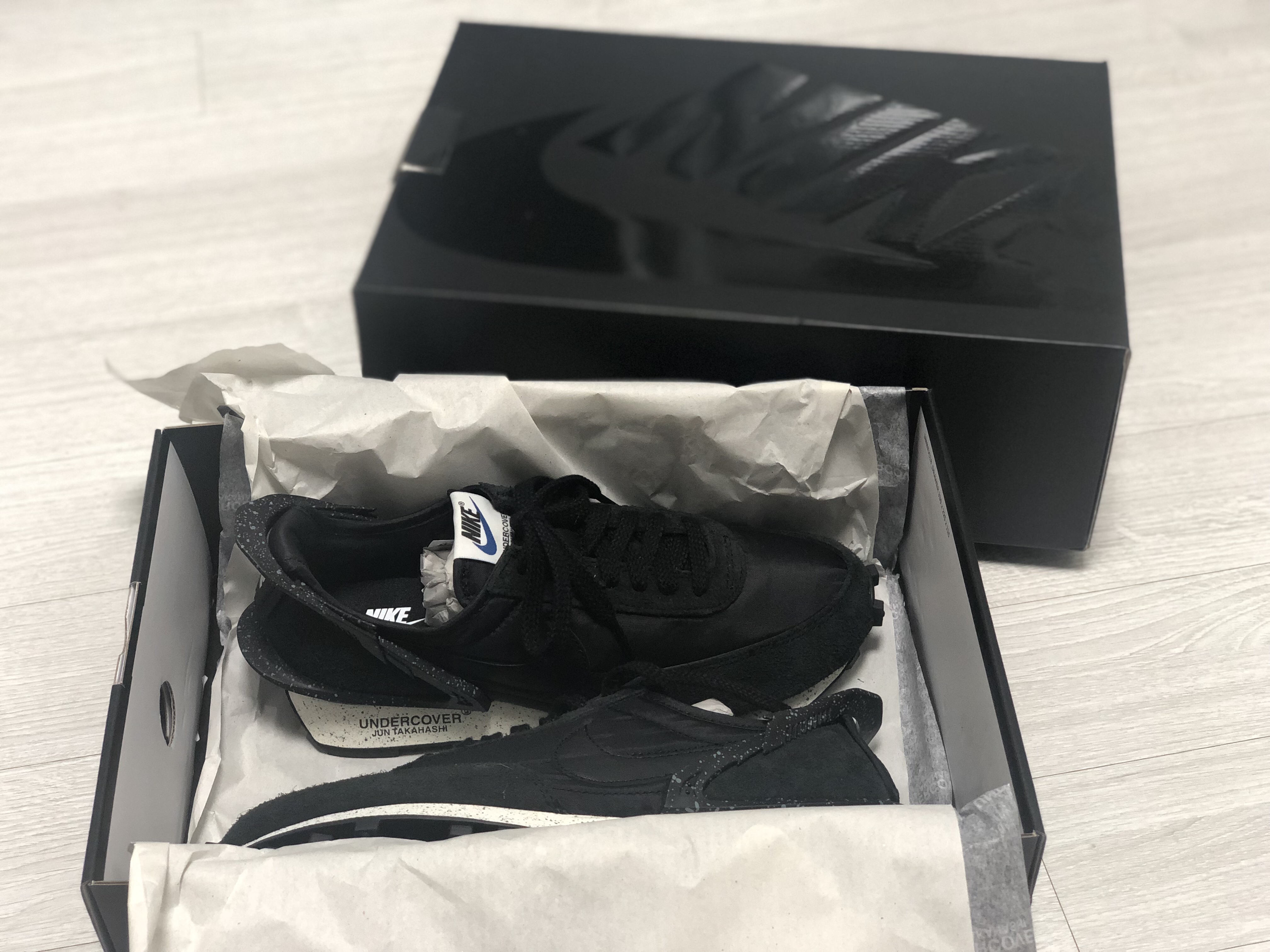 (W) Nike x Undercover Daybreak Black Sail 착용 스타일