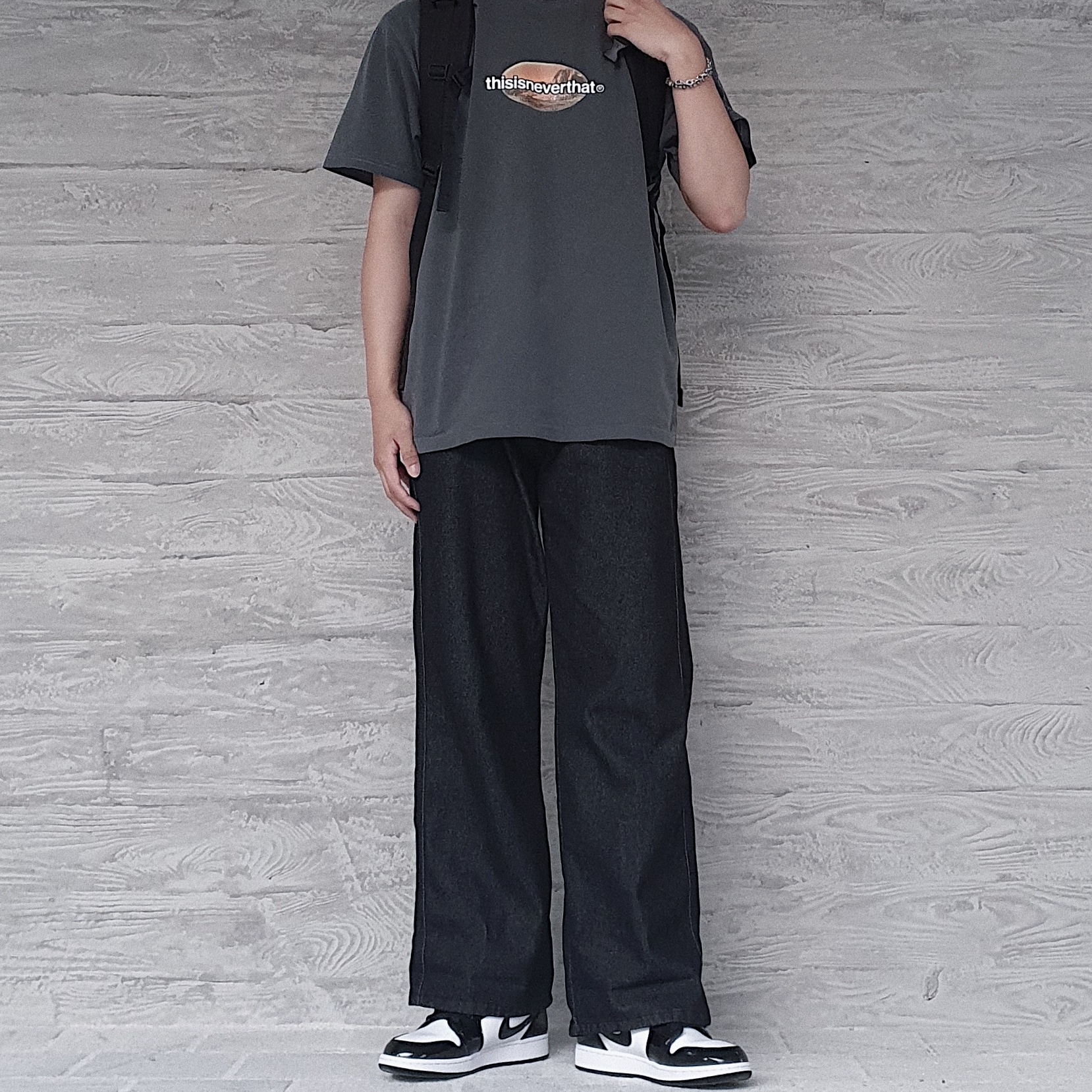 Jordan 1 Mid SE ASW Black 착용 스타일 - 1