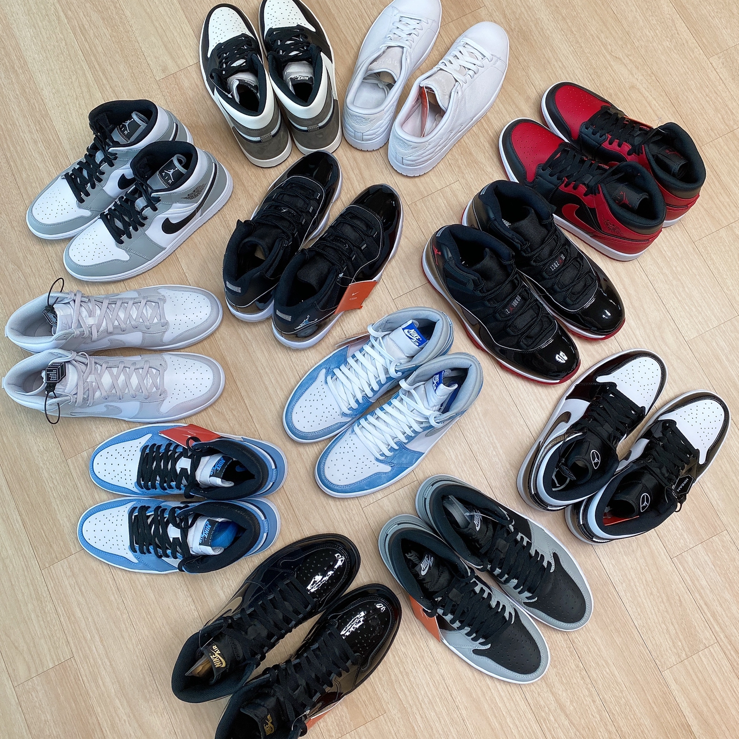 Jordan 1 Retro High OG Shadow 2.0, Jordan 1 Retro High OG University Blue 착용 스타일