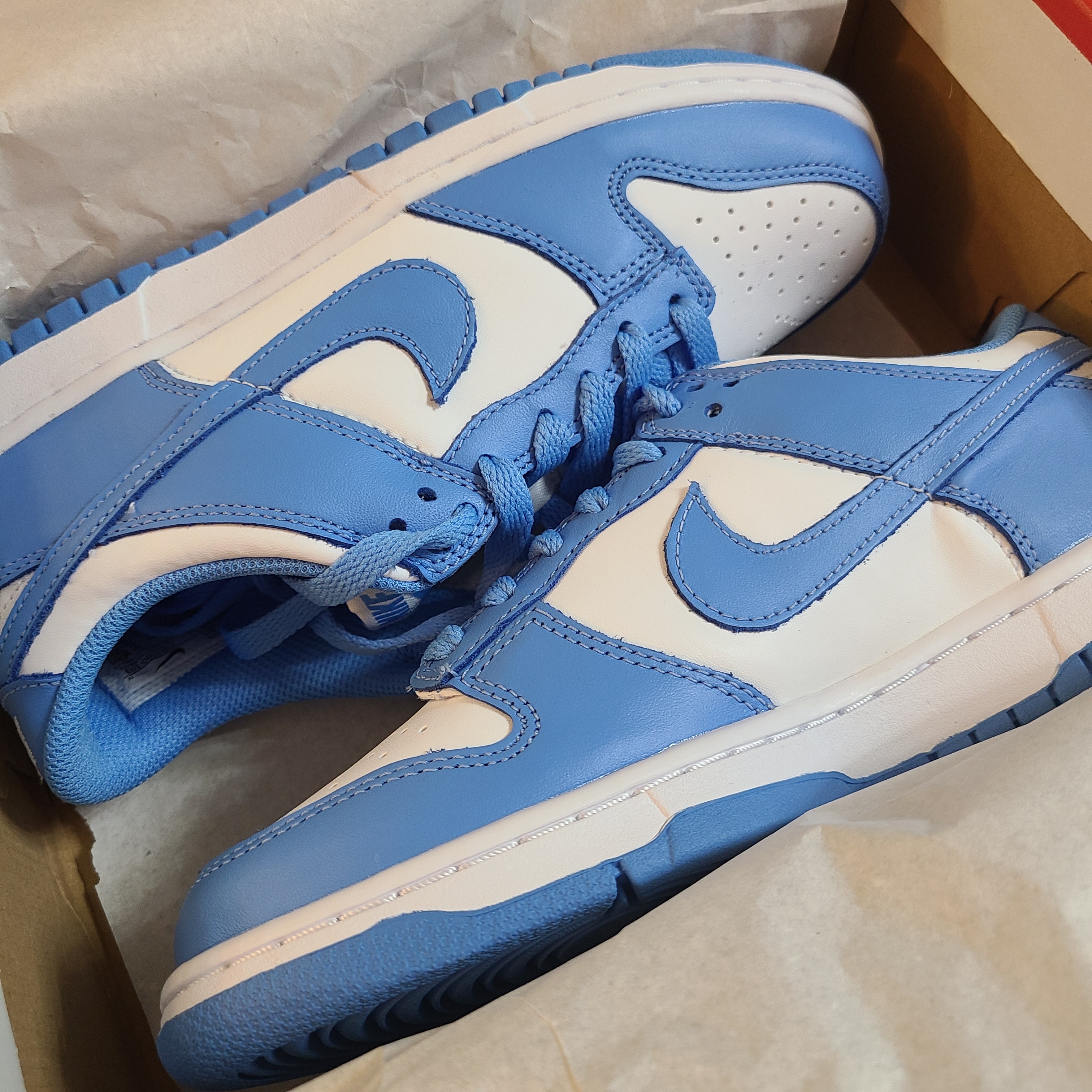 (GS) Nike Dunk Low University Blue 착용 스타일 - 2