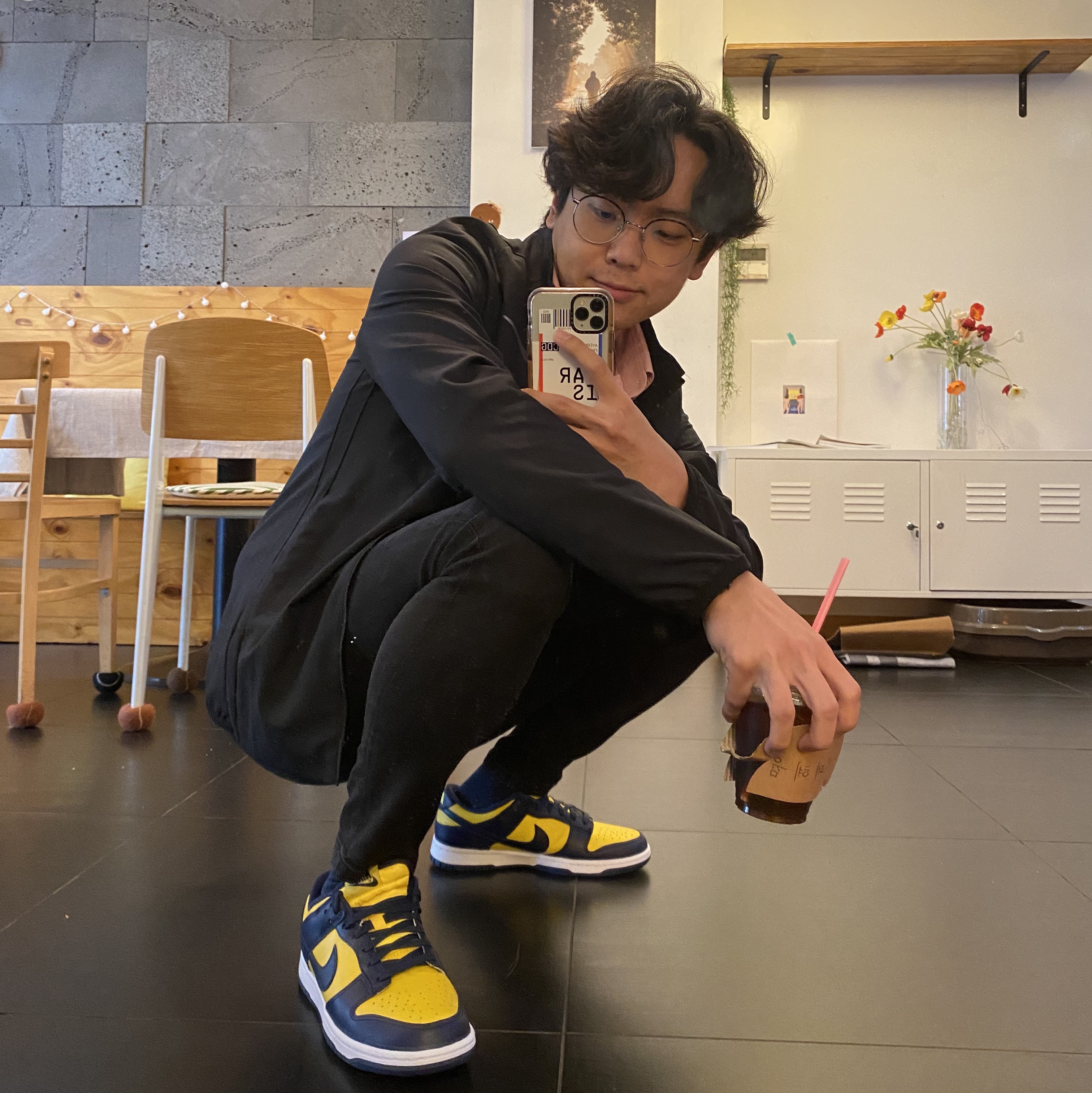Nike Dunk Low Retro Varsity Maize 착용 스타일