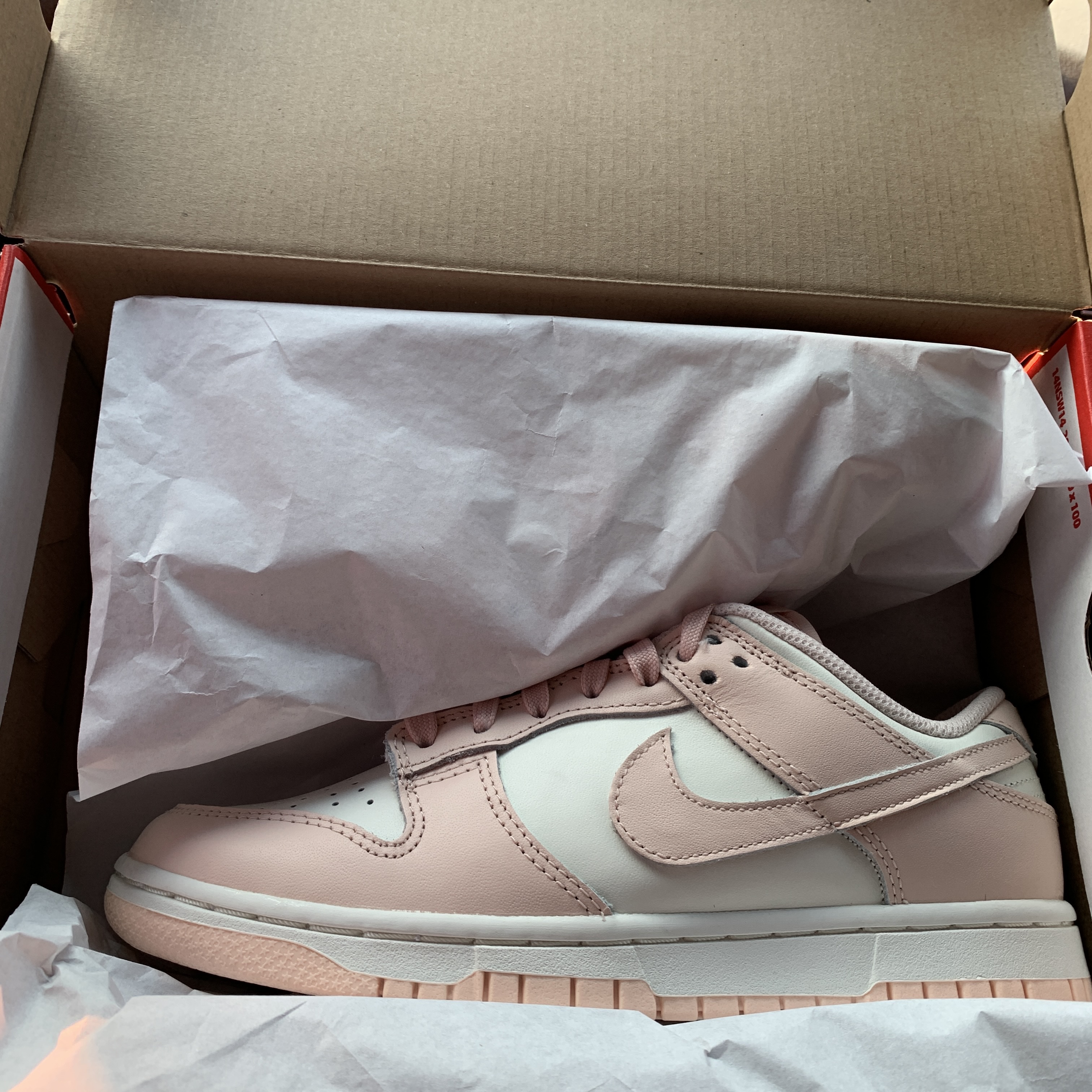 (W) Nike Dunk Low Orange Pearl 착용 스타일