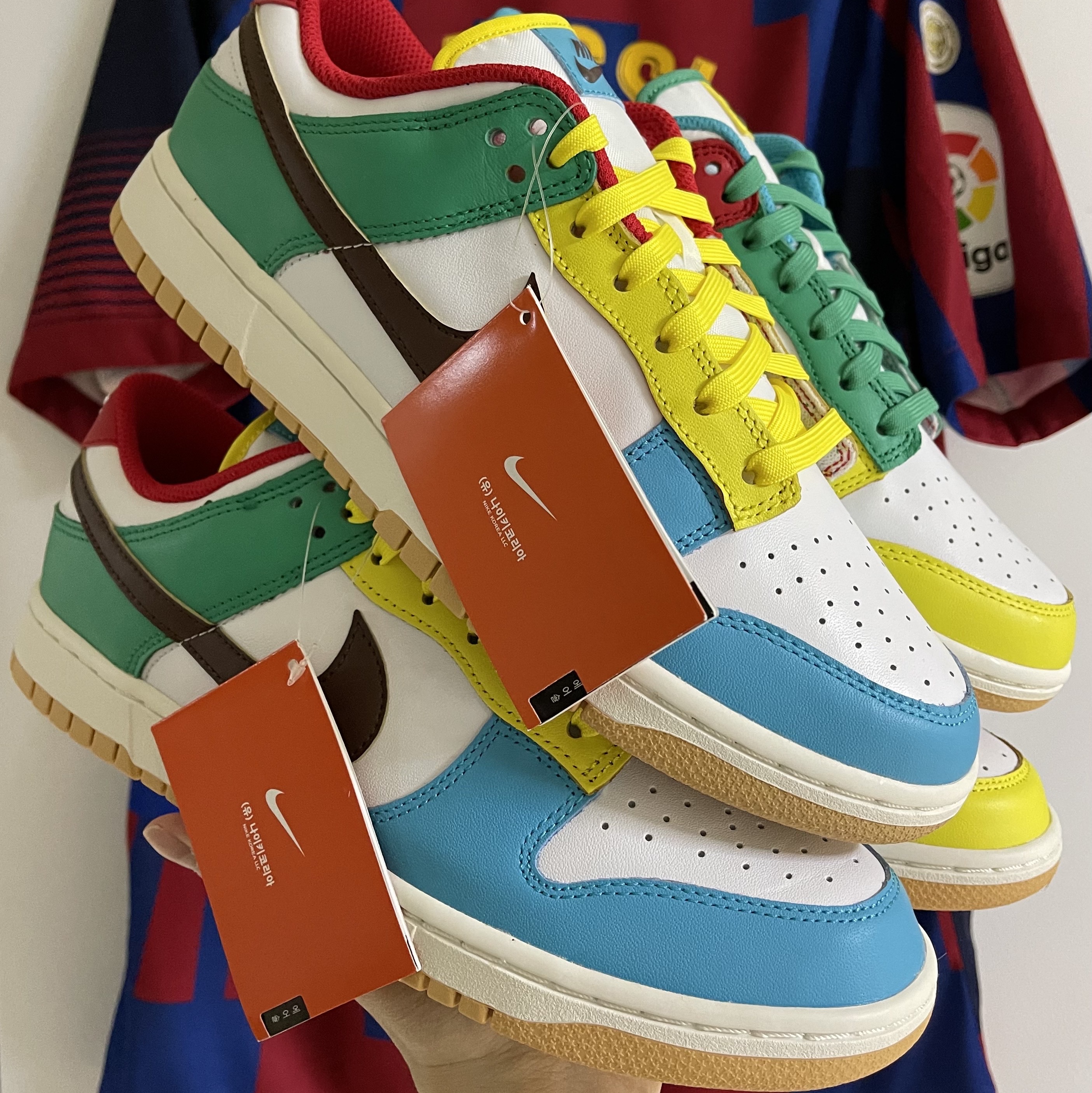 Nike Dunk Low SE Free.99 White 착용 스타일 - 1
