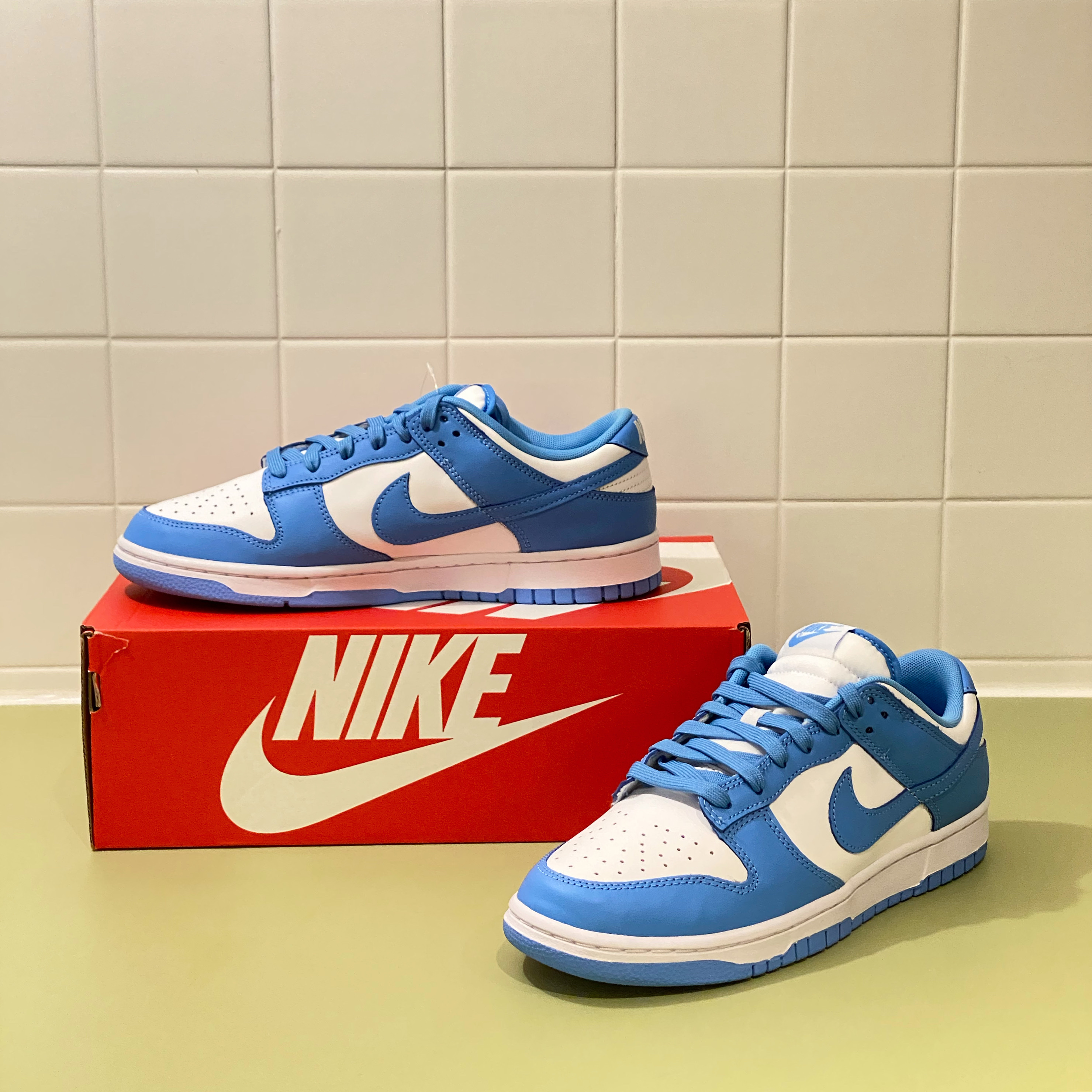 Nike Dunk Low Retro University Blue 착용 스타일