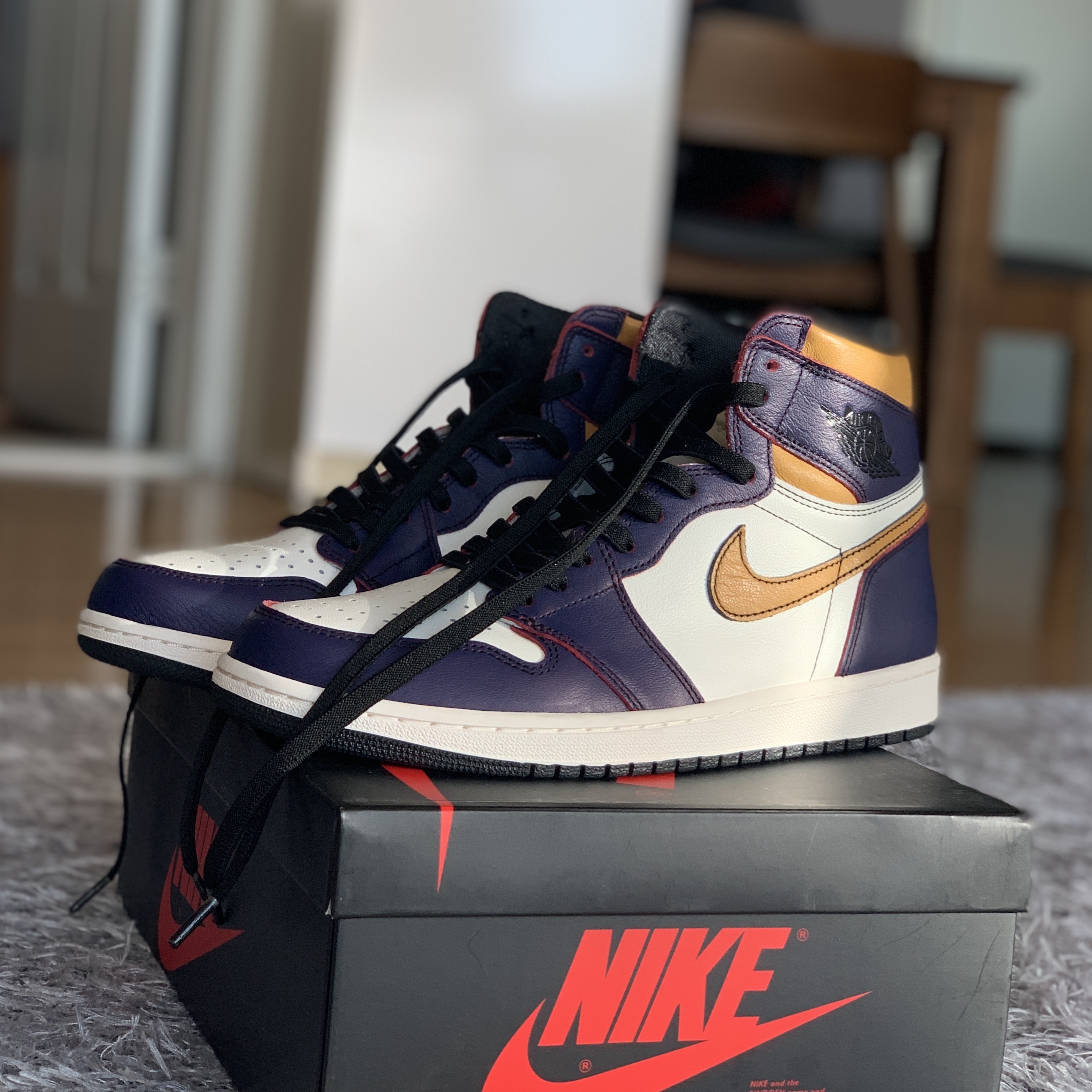 Jordan 1 Retro High OG Defiant SB LA to Chicago 착용 스타일