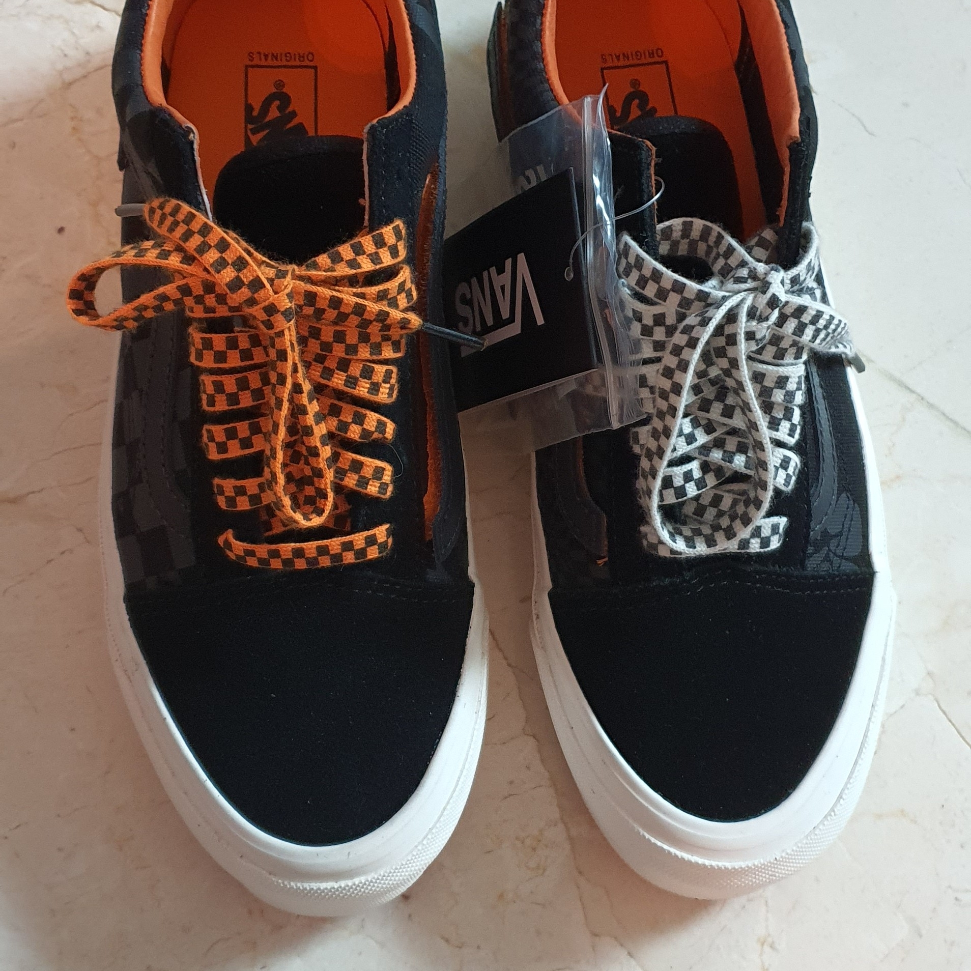 Vans Vault x Porter OG Old Skool LX Black 착용 스타일 - 3