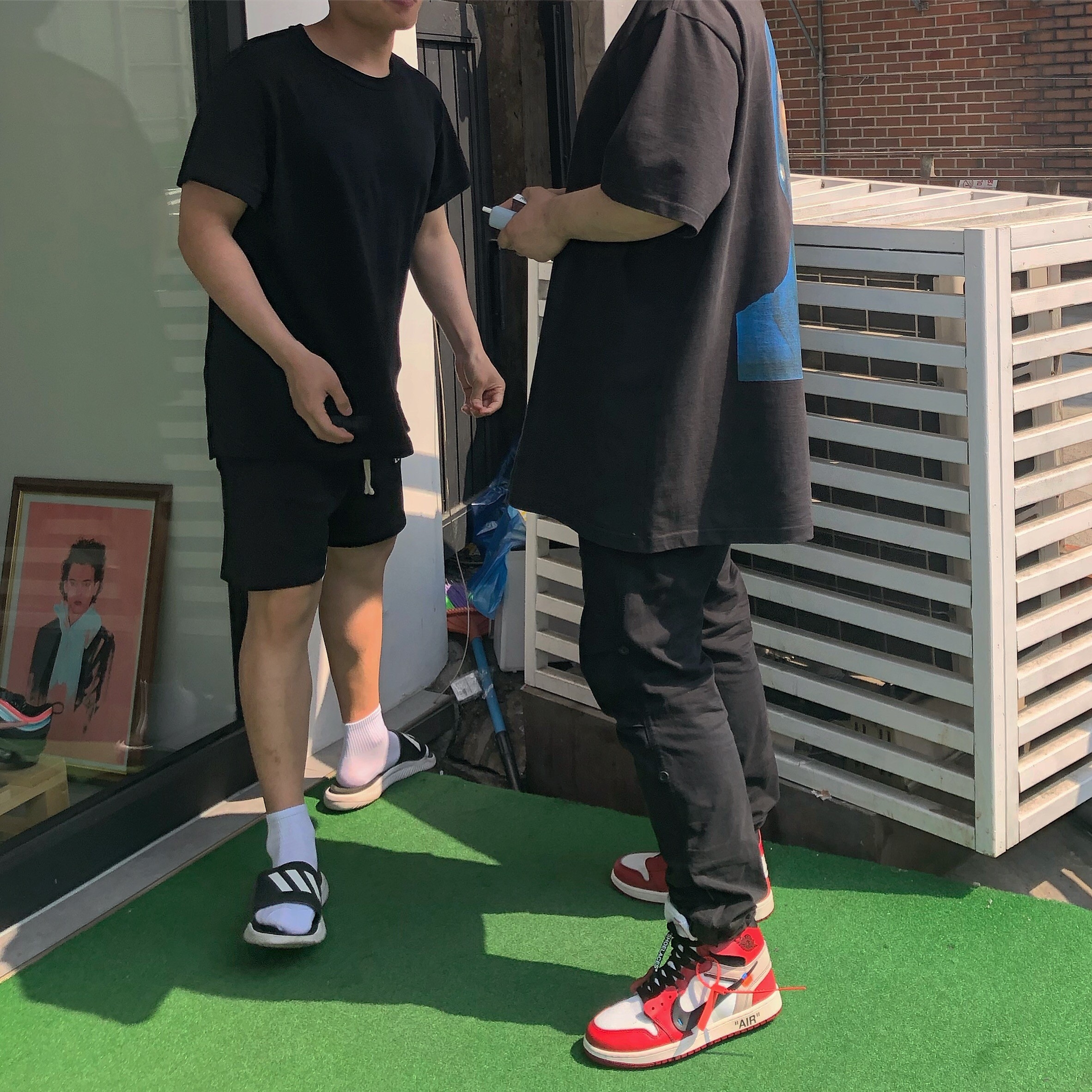 Jordan 1 x Off-White Retro High Chicago The Ten 착용 스타일