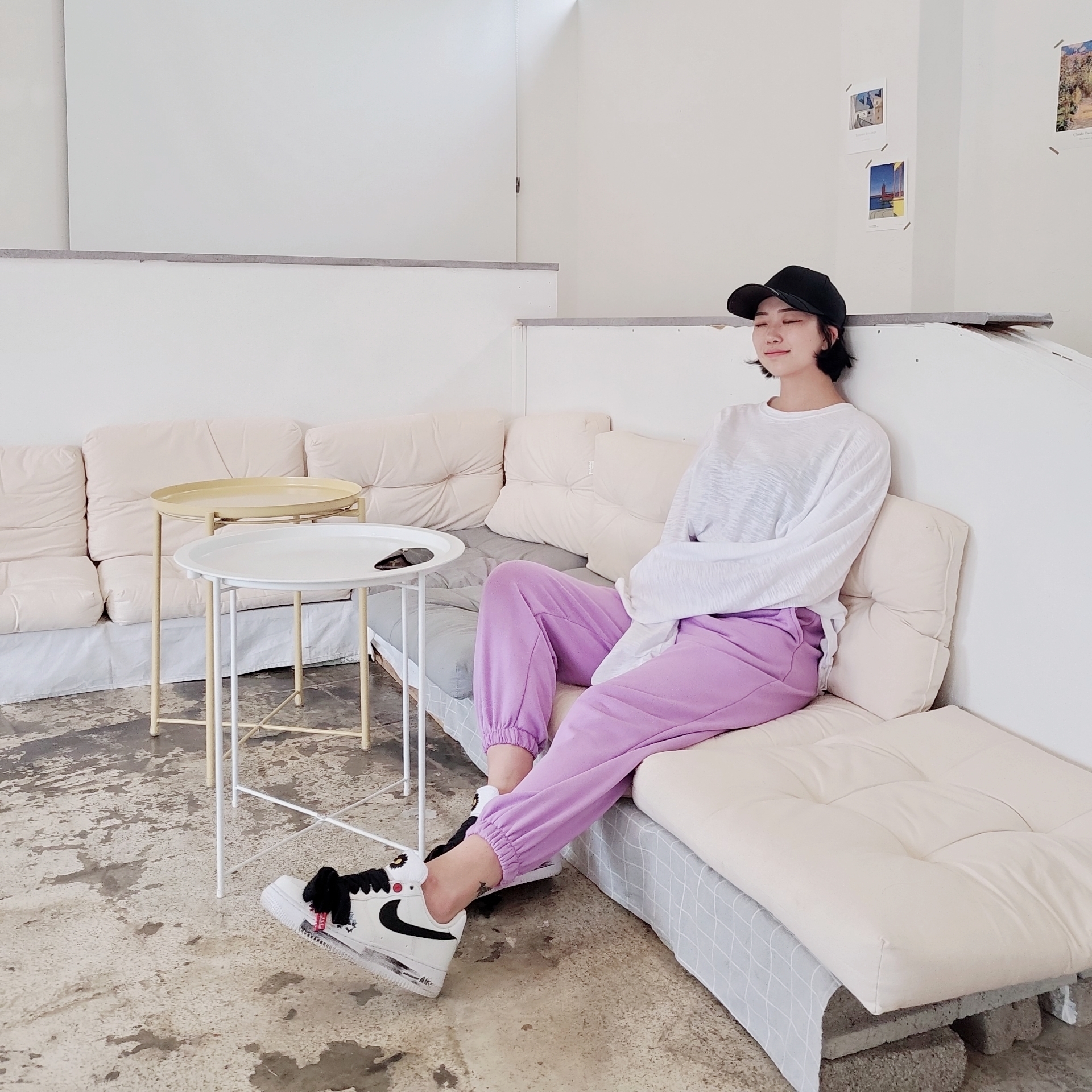 Nike x Peaceminusone Air Force 1 Low Para-Noise 2.0 착용 스타일