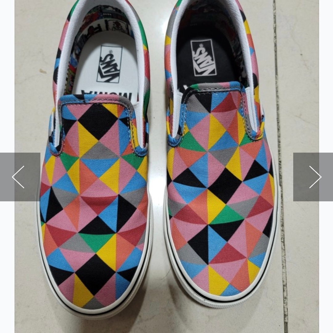 Vans x MoMA Classic Slip-On Faith Ringgold 착용 스타일