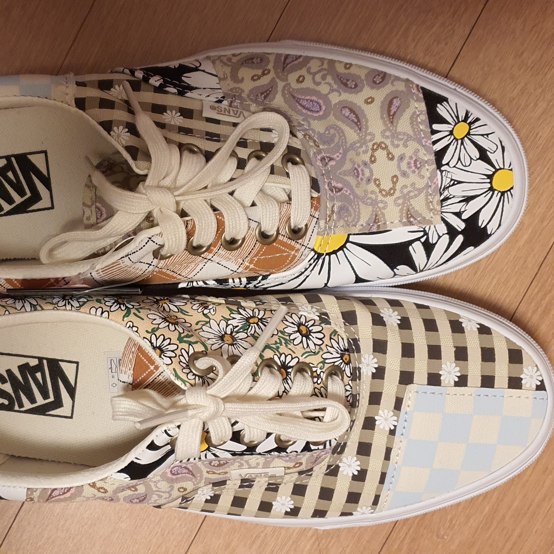 Vans Meadow Patchwork Era 착용 스타일 - 2