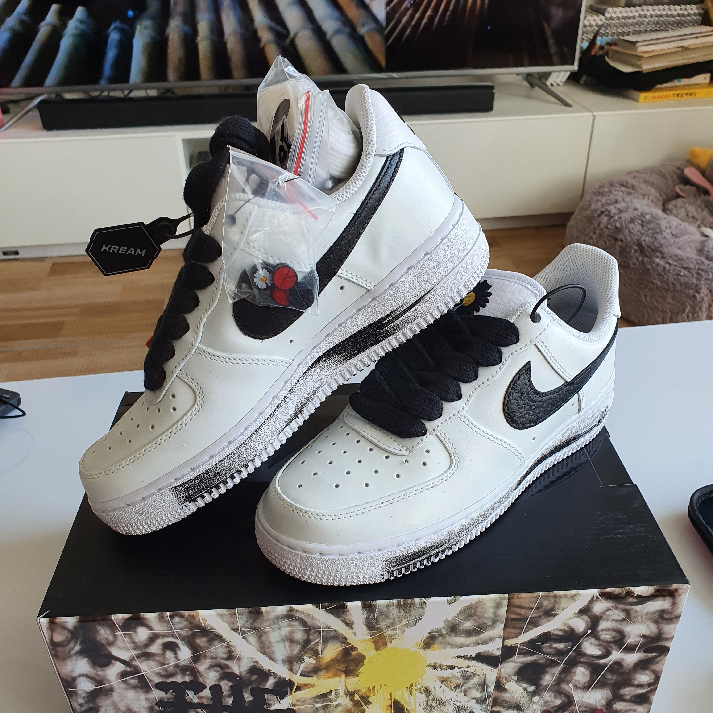 Nike x Peaceminusone Air Force 1 Low Para-Noise 2.0 착용 스타일