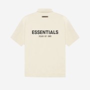 Essentials Short Sleeve Polo Cream - 21SS