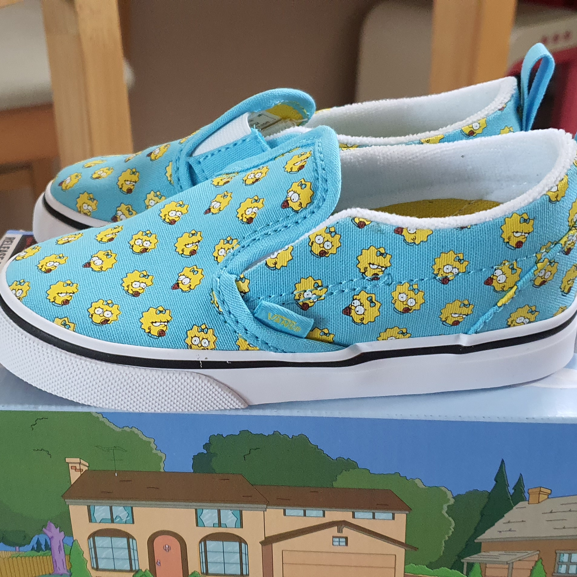 (TD) Vans x The Simpsons Slip-On Fish Blinky 착용 스타일 - 2