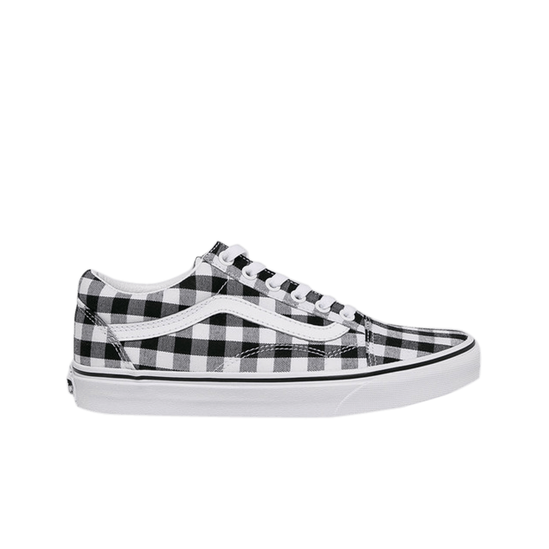 Vans Old Skool Gingham Black True White 상세 이미지 1