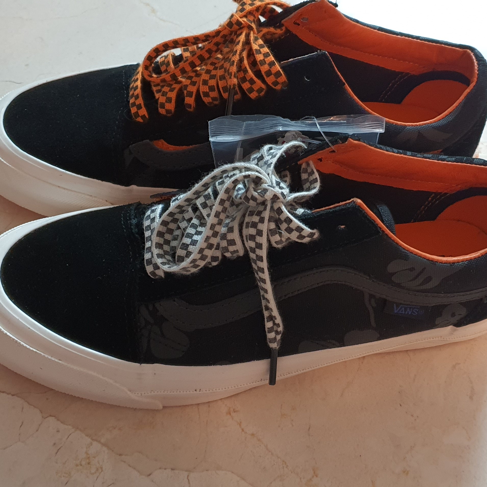 Vans Vault x Porter OG Old Skool LX Black 착용 스타일 - 1