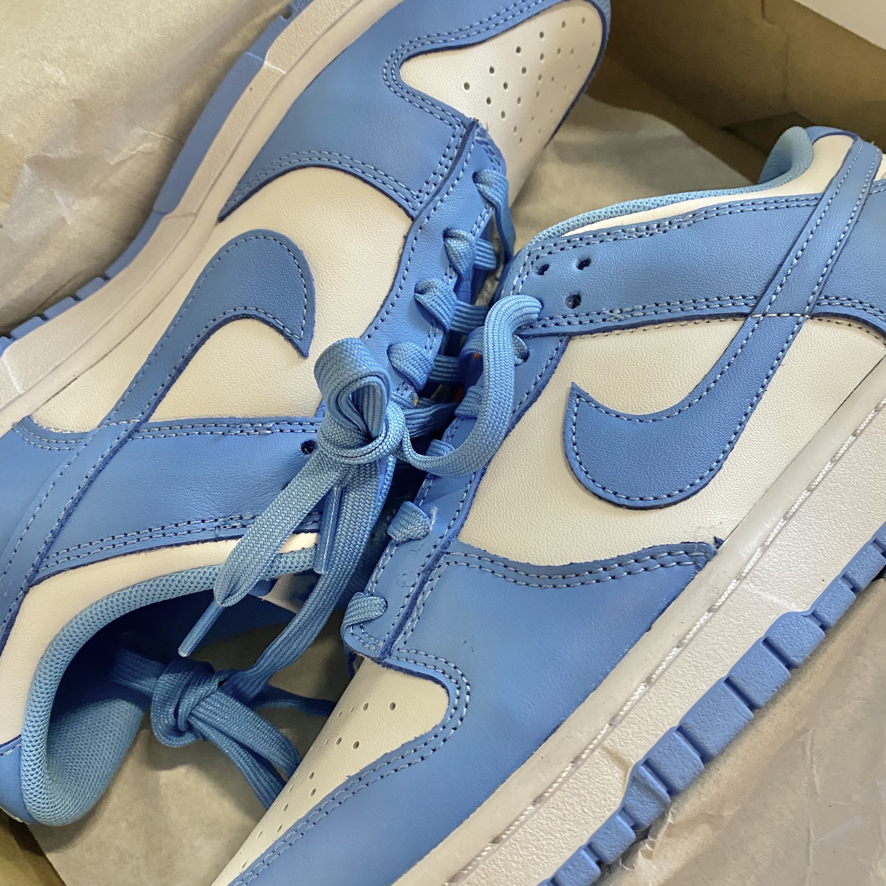 Nike Dunk Low Retro University Blue 착용 스타일
