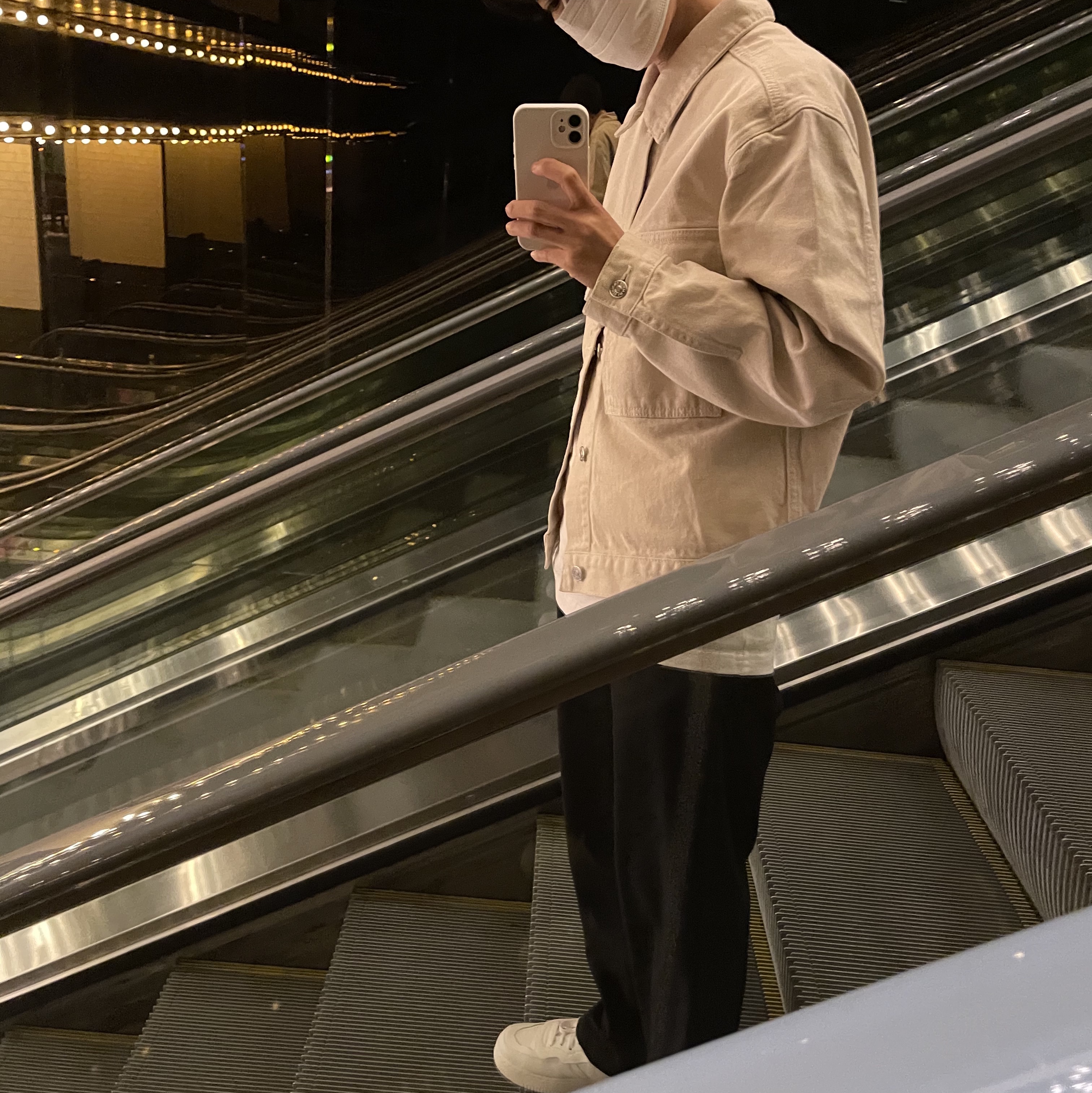 Nike x Comme des Garcons Homme Plus Air Force Mid White 착용 스타일 - 1