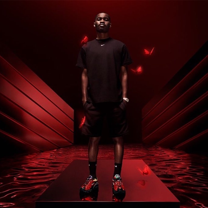 Nike x Skepta Air Max Tailwind 5 Bloody Chrome 착용 스타일 - 4