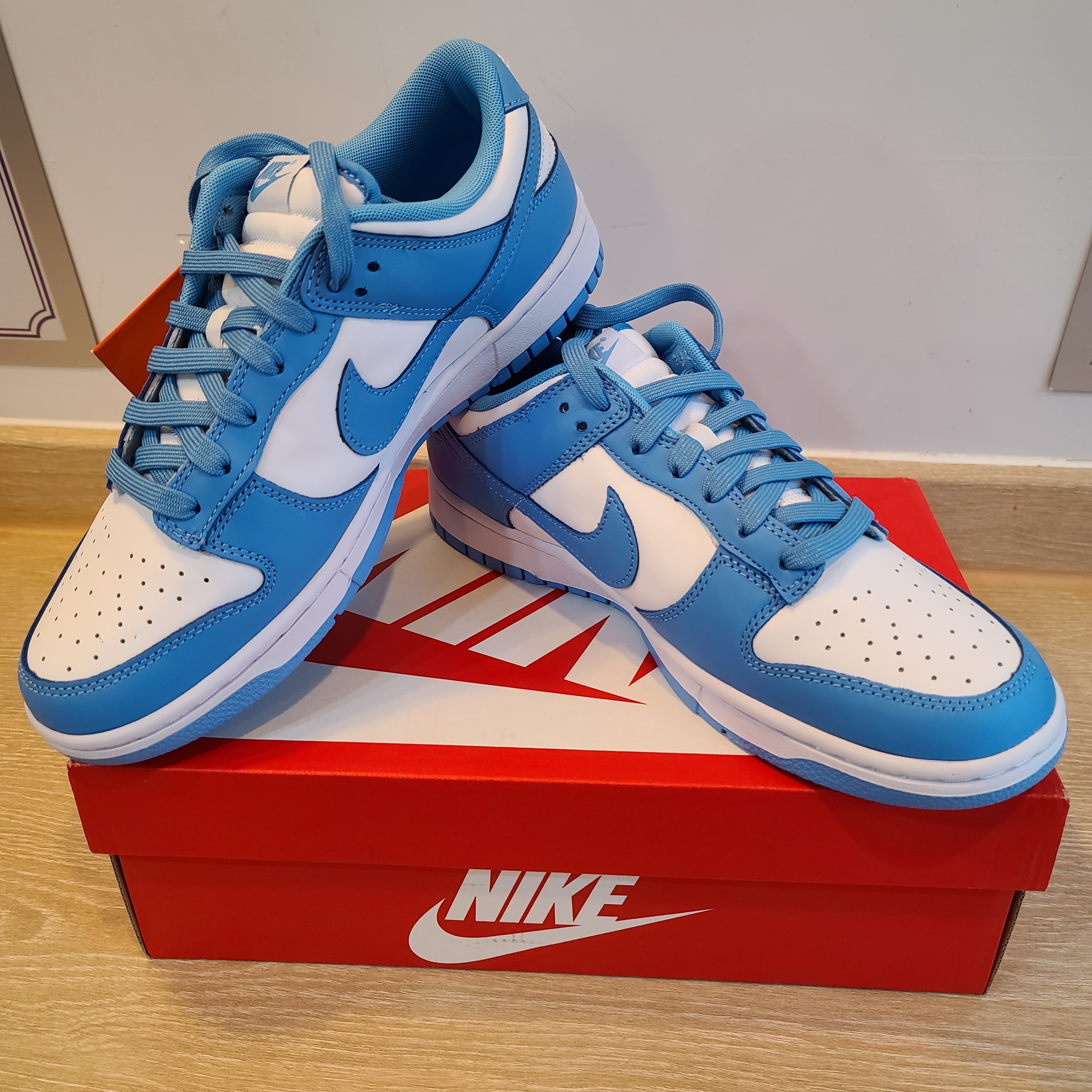 Nike Dunk Low Retro University Blue 착용 스타일