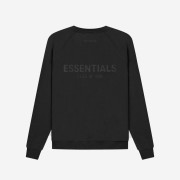 Essentials Pull-Over Crewneck Sweatshirt Black - 21SS
